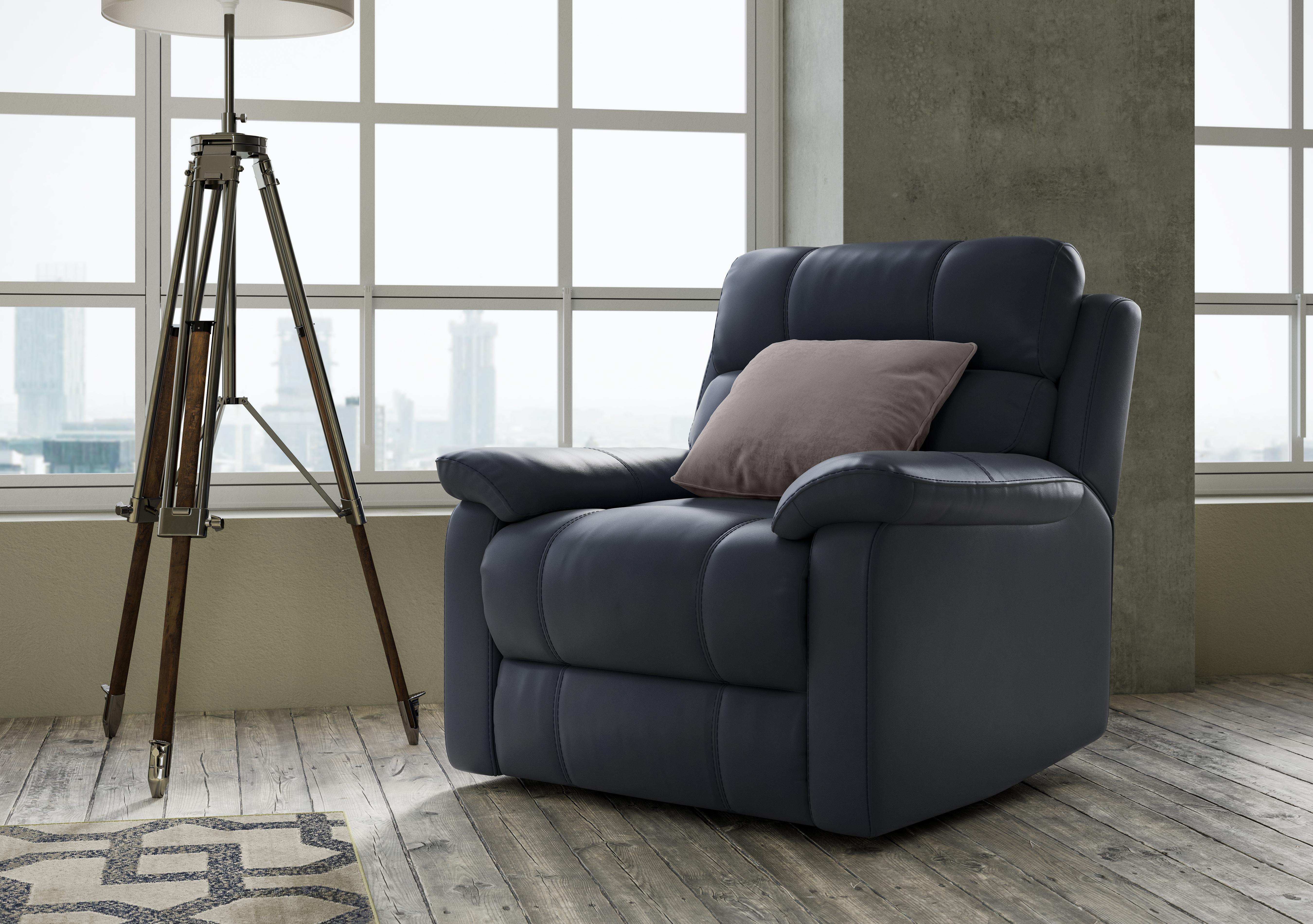 Relax Station Komodo Leather Power Armchair in  on Furniture Village