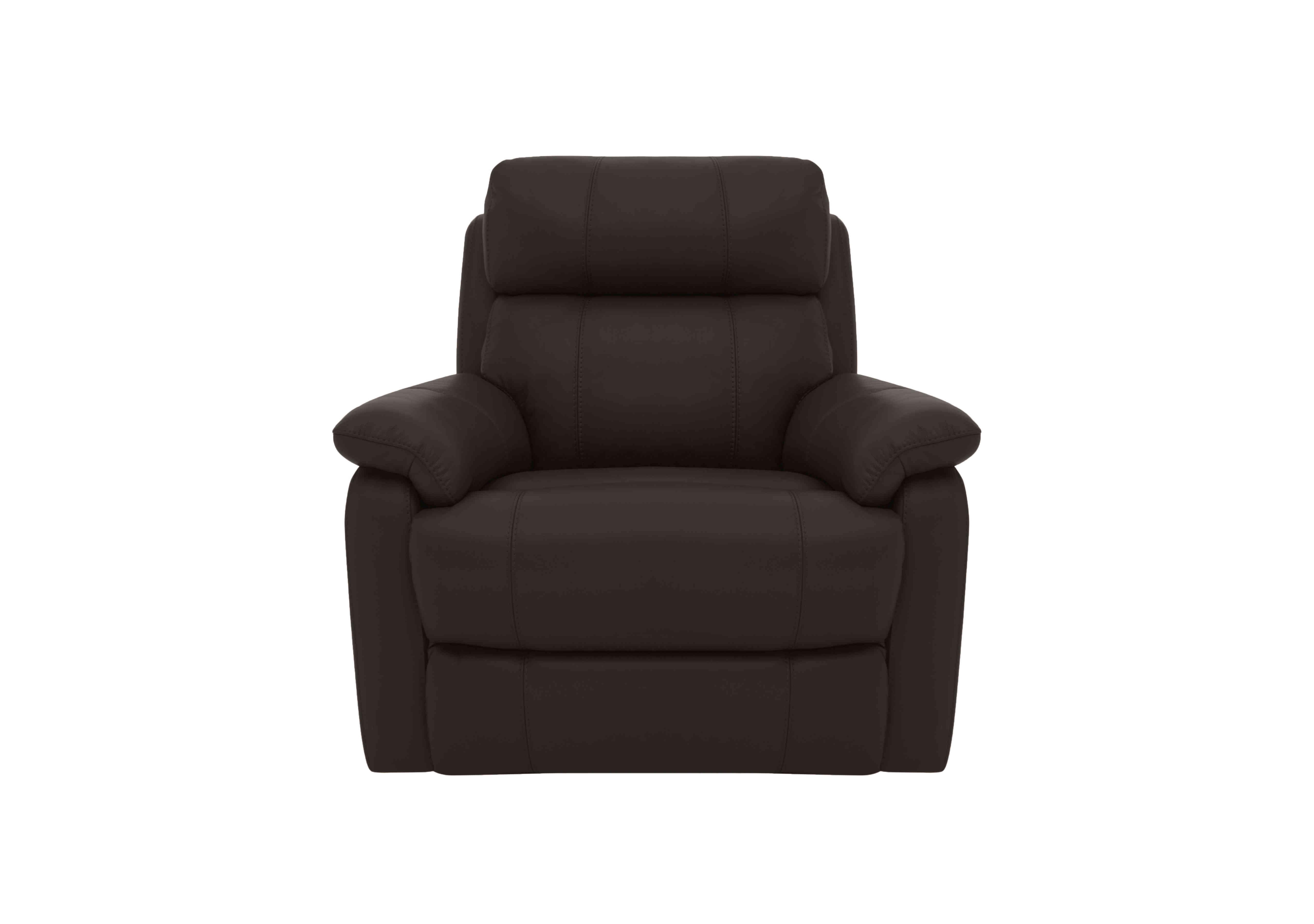 Relax Station Komodo Leather Power Armchair in Bv-1748 Dark Chocolate on Furniture Village