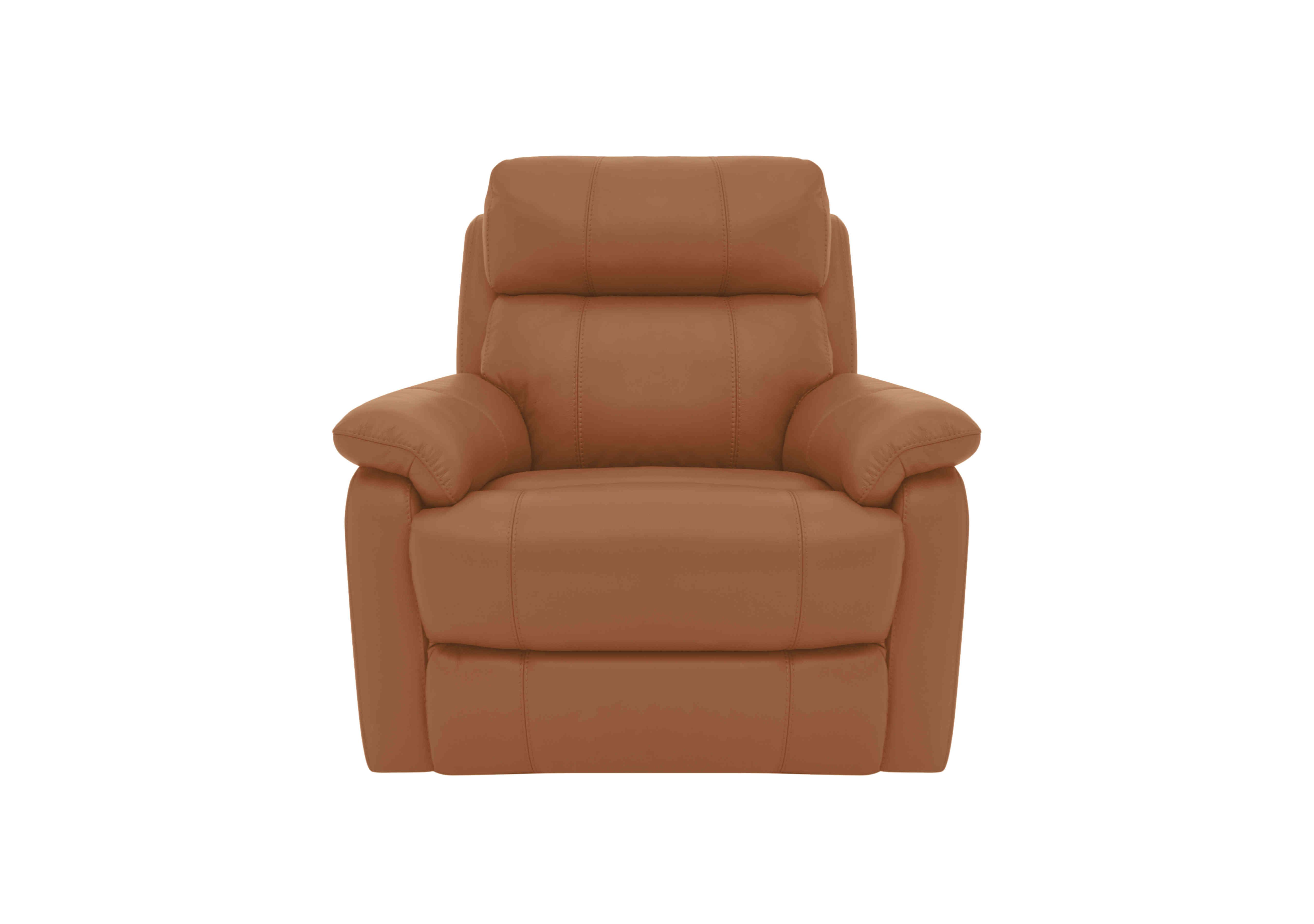 Relax Station Komodo Leather Power Armchair in Nc-334e Pecan Brown on Furniture Village