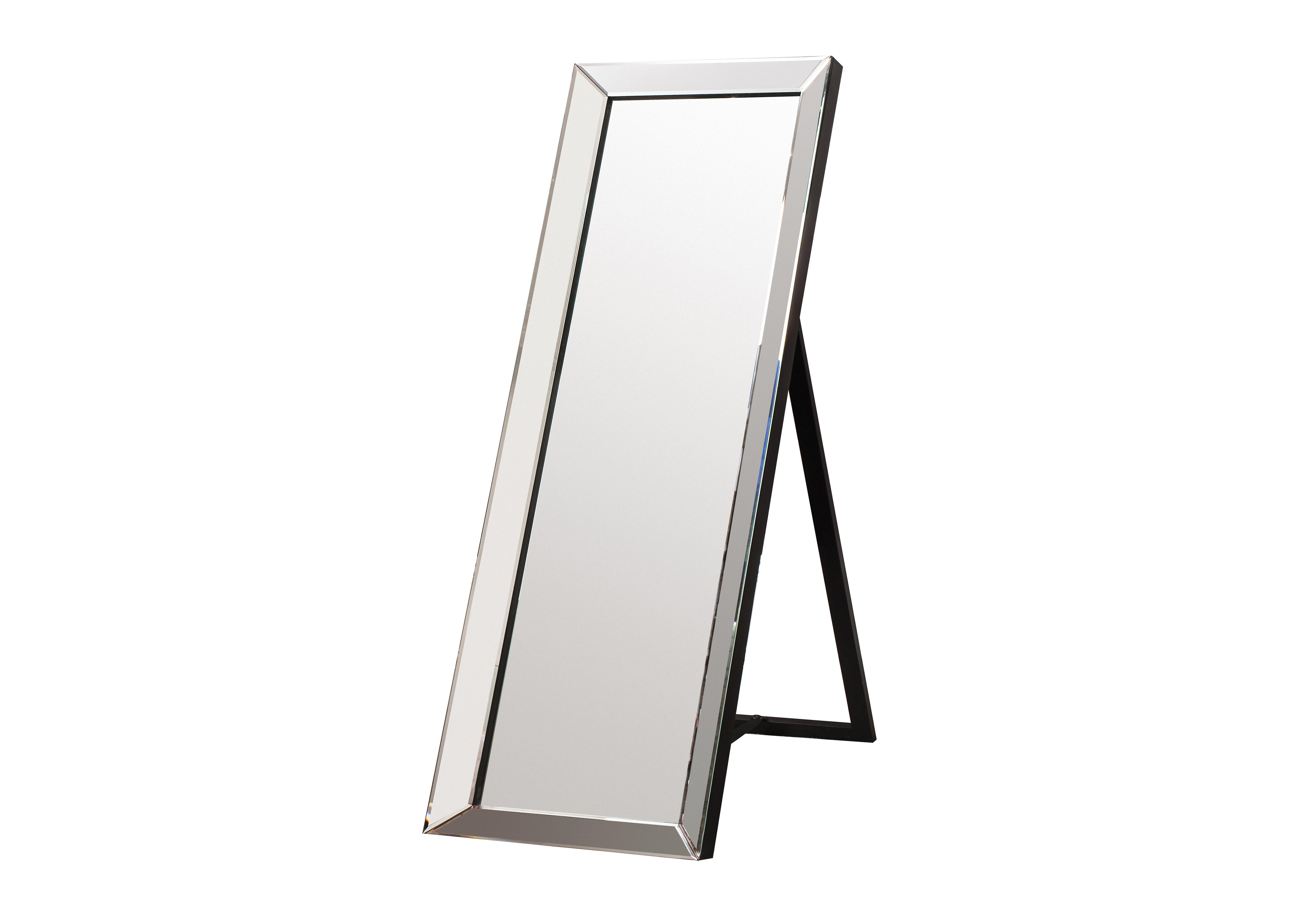 Luna Cheval Mirror in Silver on Furniture Village