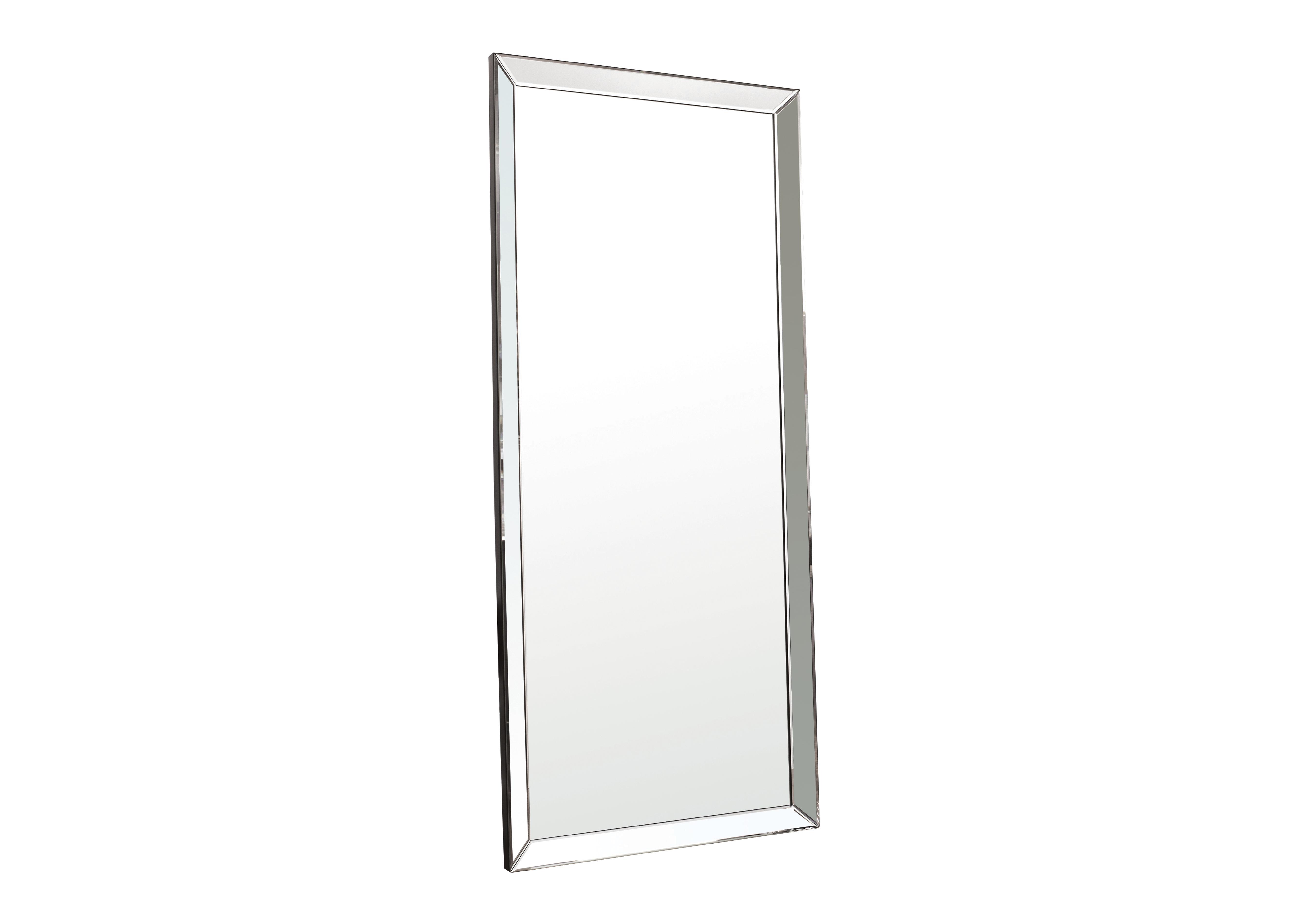 Luna Leaner Mirror in Silver on Furniture Village