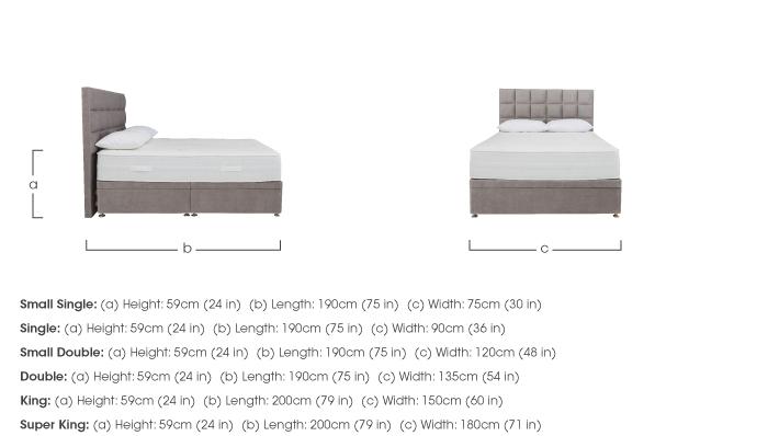Hybrid 3000 Side-lift Ottoman Divan Set in  on Furniture Village