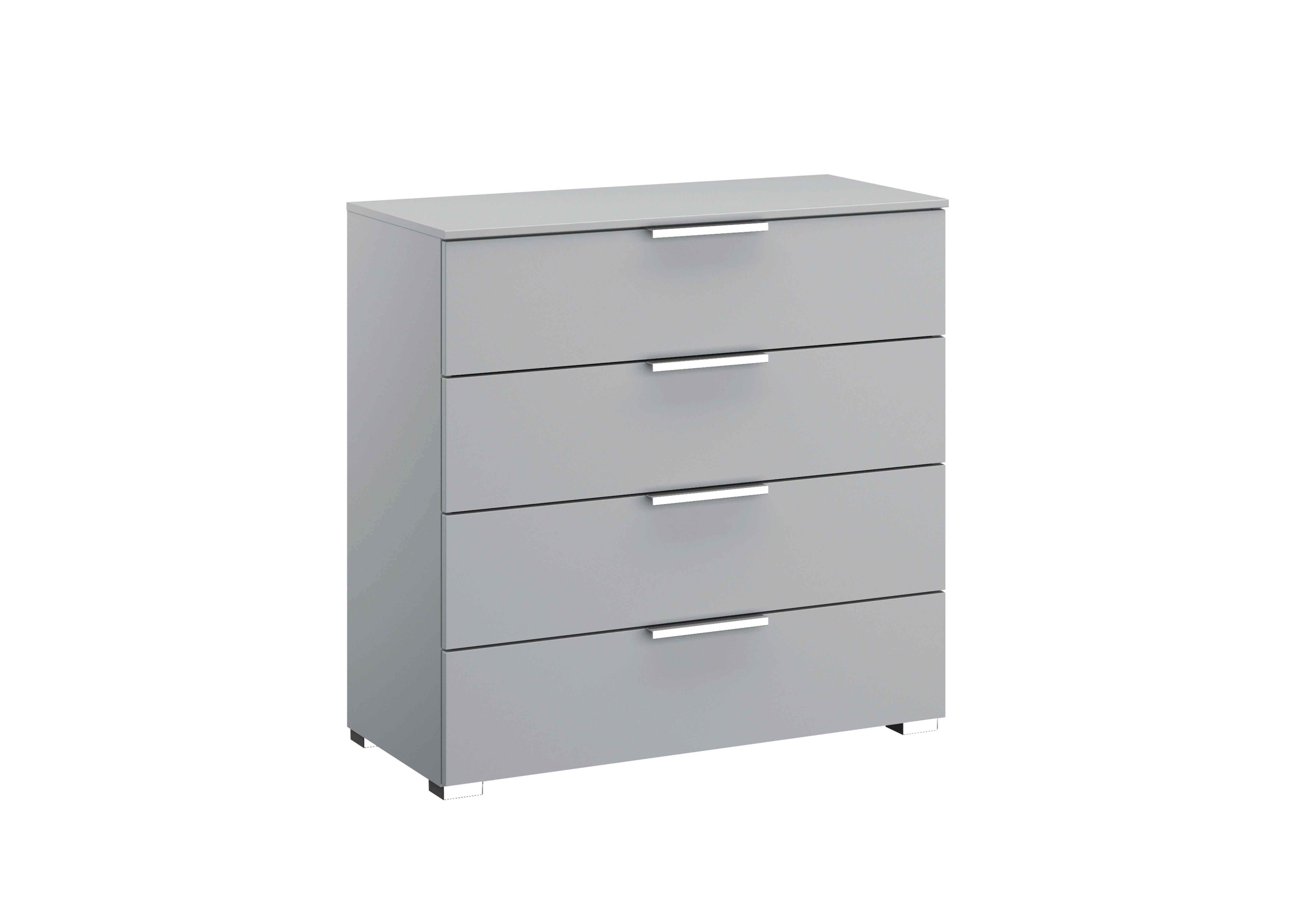 Formes Decor 4 Drawer Wide Chest in A142b Silk Grey on Furniture Village