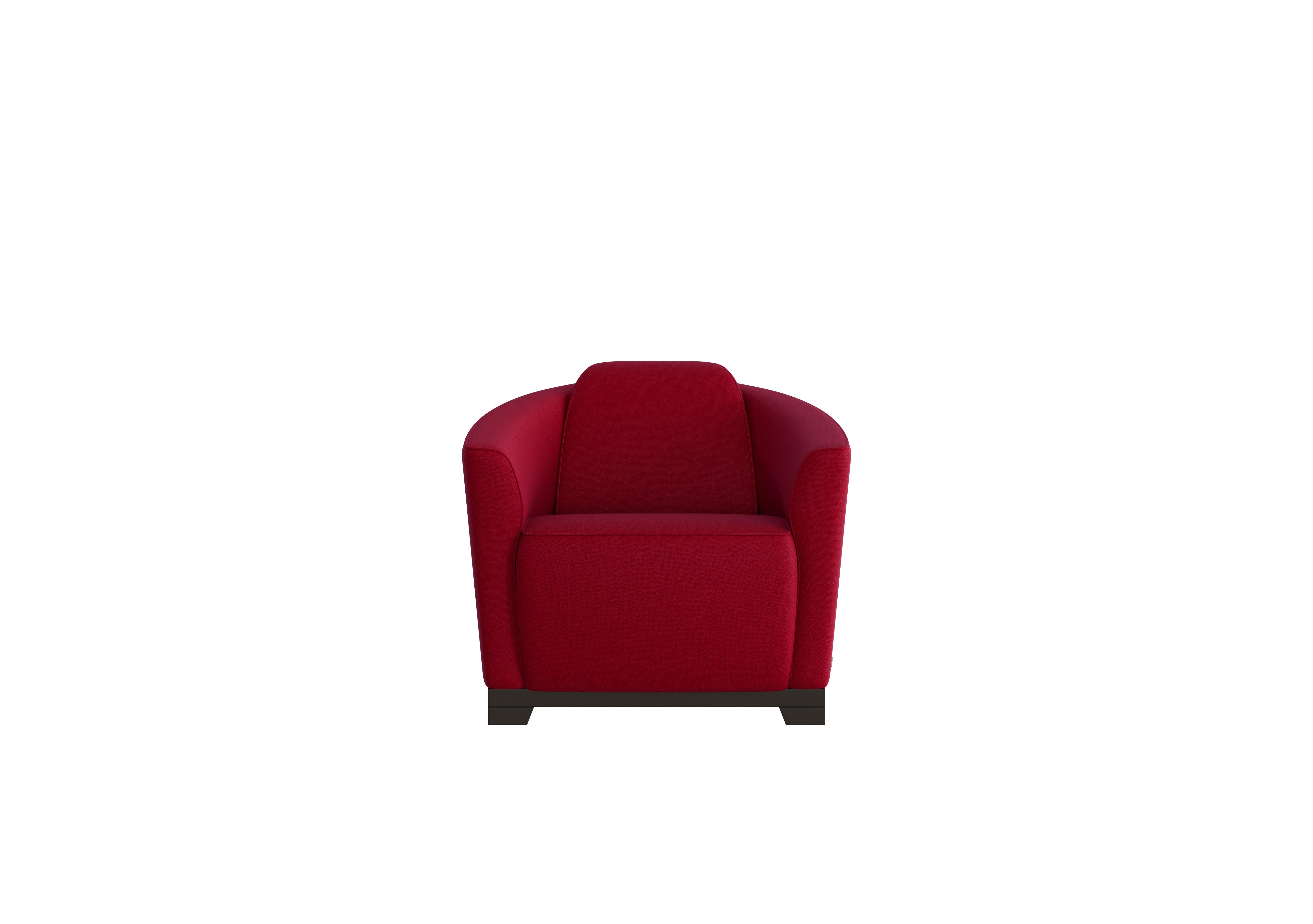 Ketty Fabric Accent Chair in Coupe Rosso 305 on Furniture Village