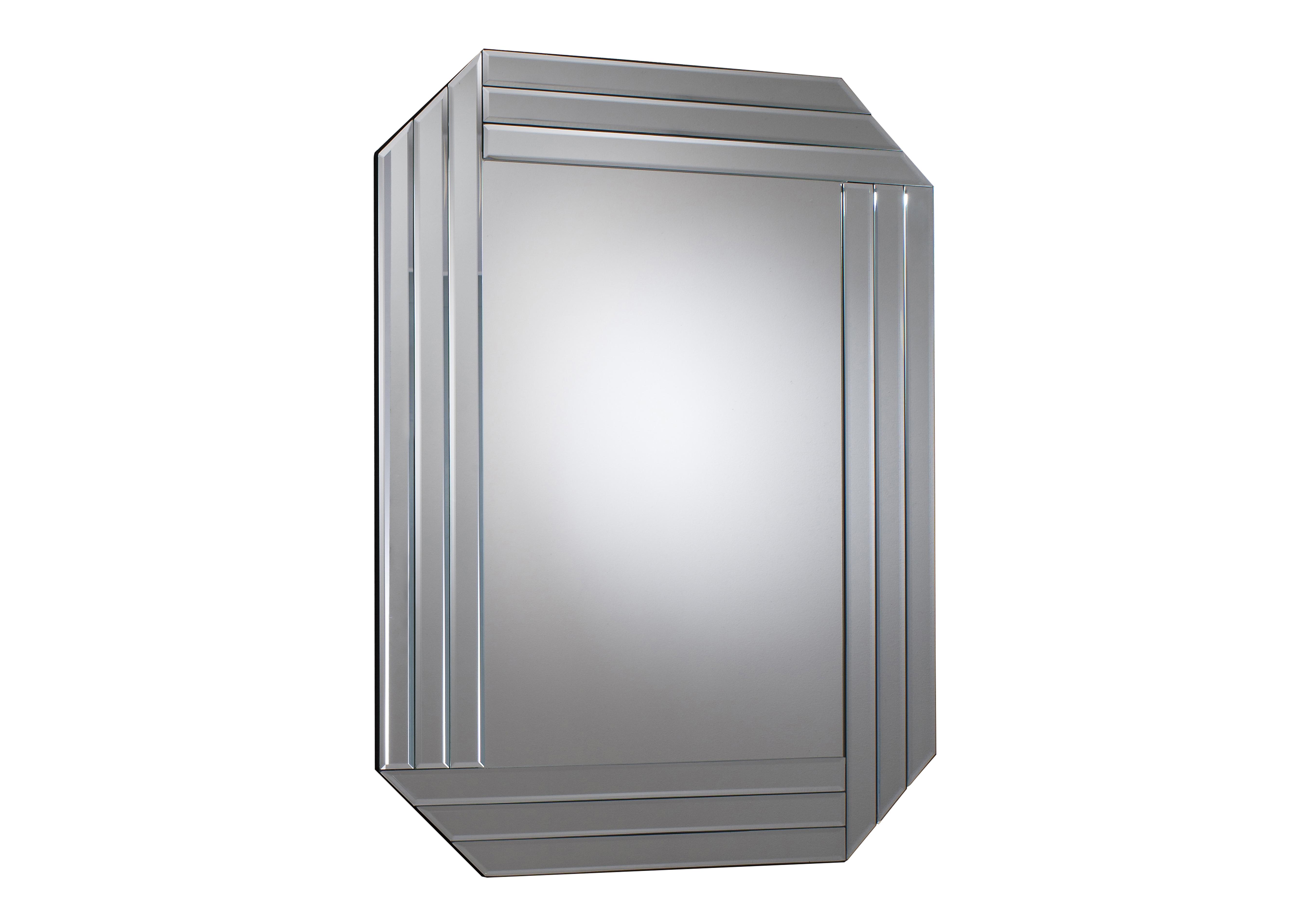 Burgate Mirror in Silver on Furniture Village