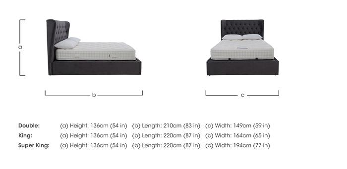 Calypso Ottoman Bed Frame in  on Furniture Village