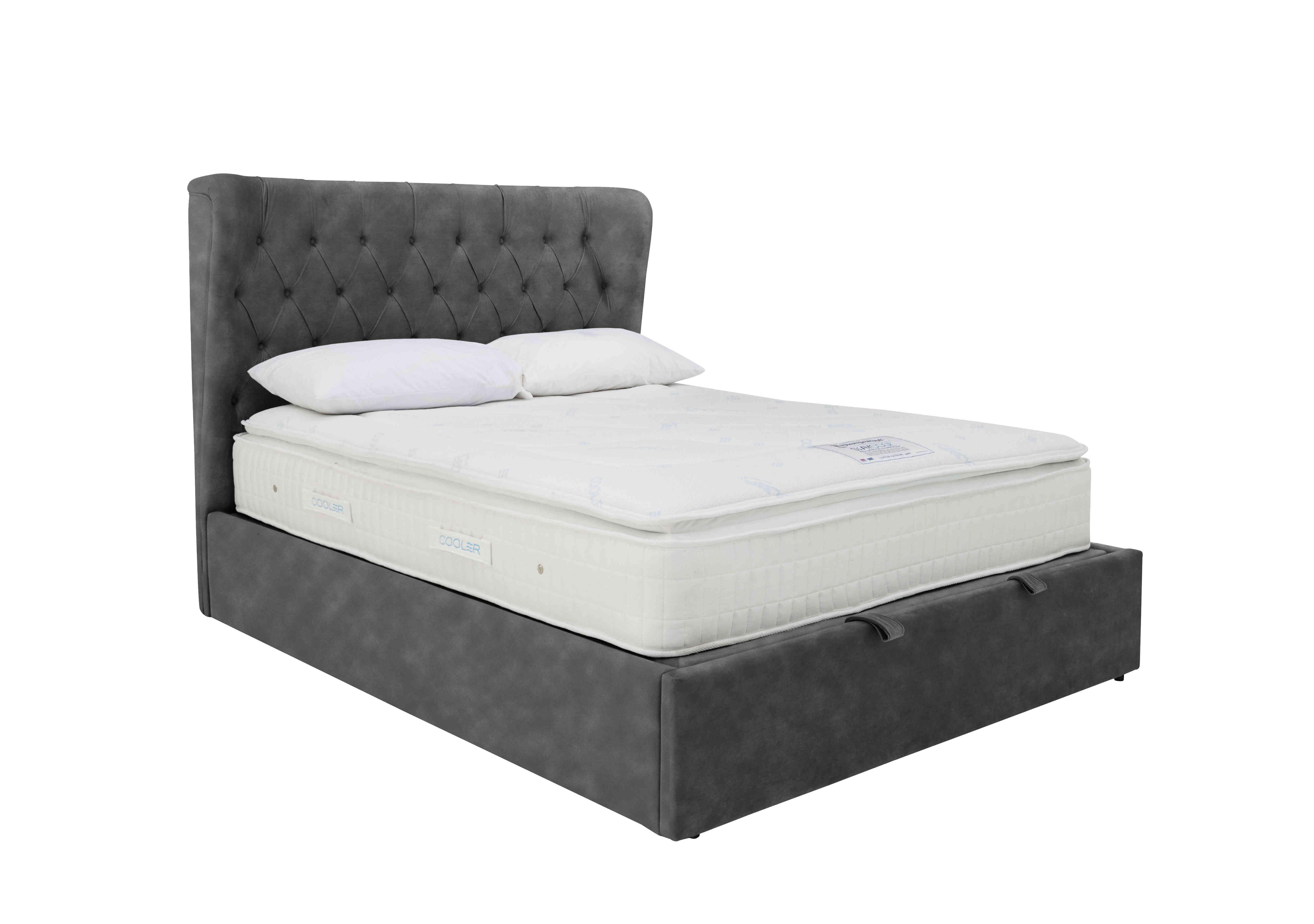 Calypso Ottoman Bed Frame in Dapple Mink on Furniture Village