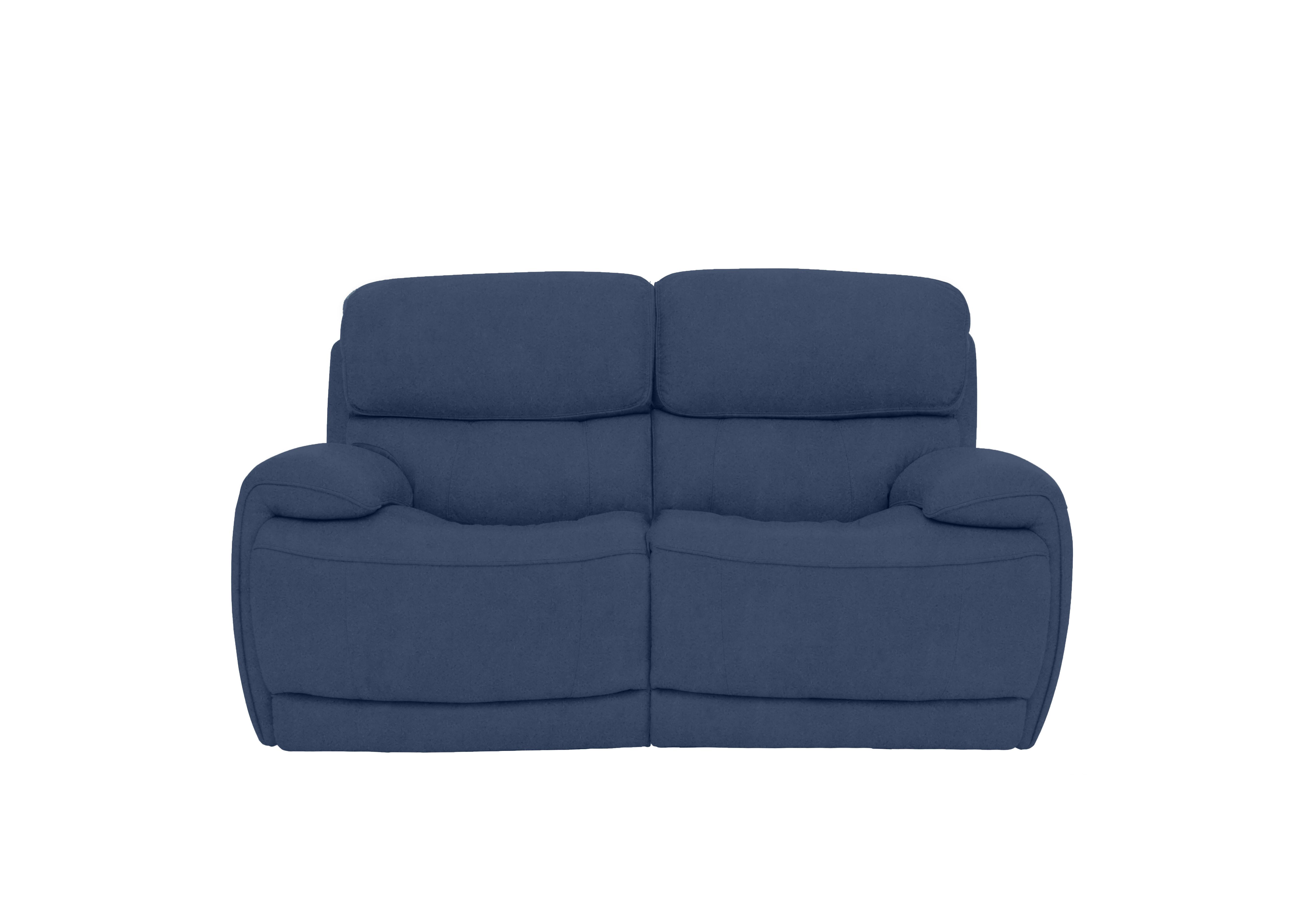 Rocco 2 Seater Fabric Power Rocker Sofa with Power Headrests in Bfa-Blj-R10 Blue on Furniture Village