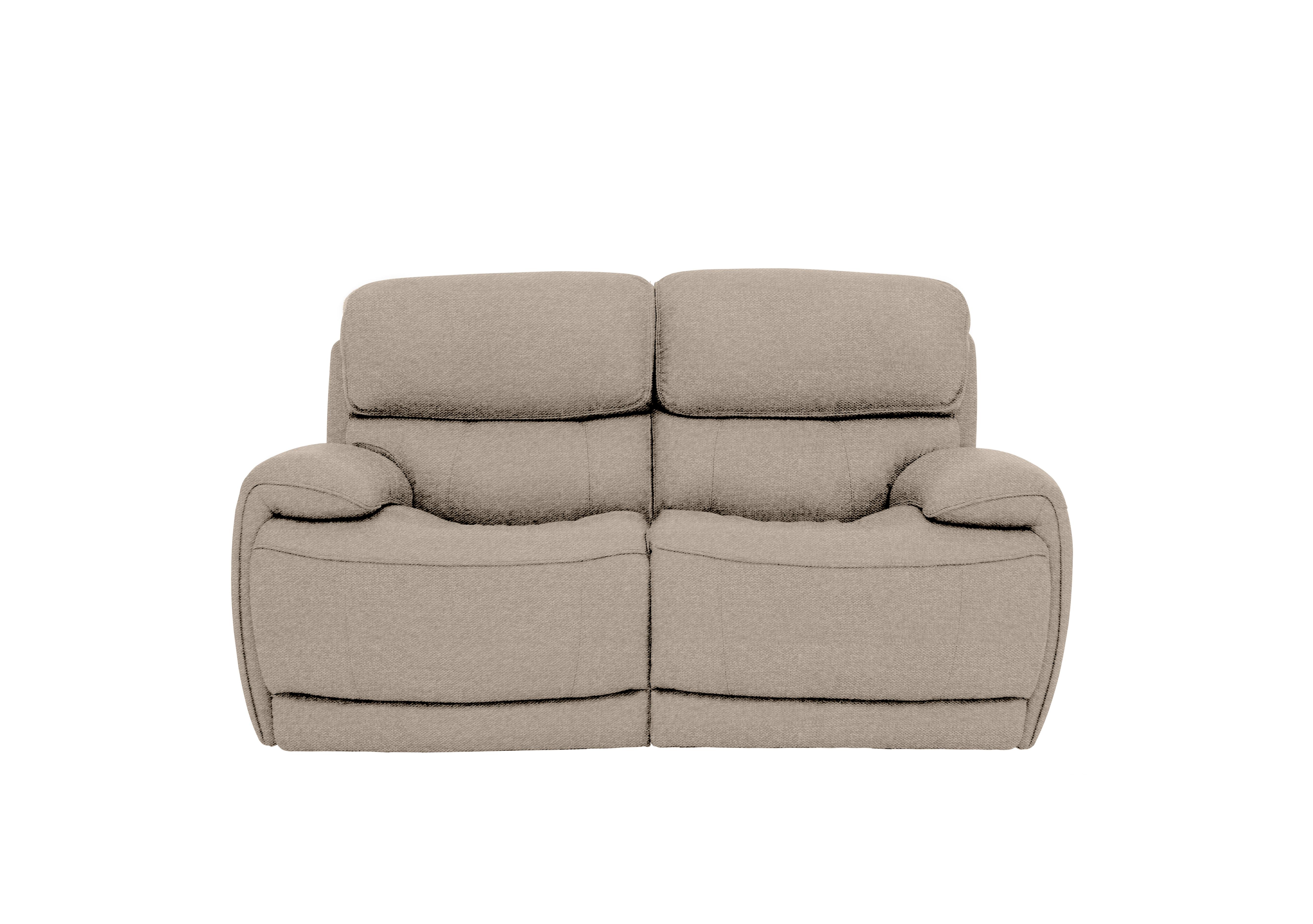 Rocco 2 Seater Fabric Power Rocker Sofa with Power Headrests in Fab-Ska-R28 Beige on Furniture Village