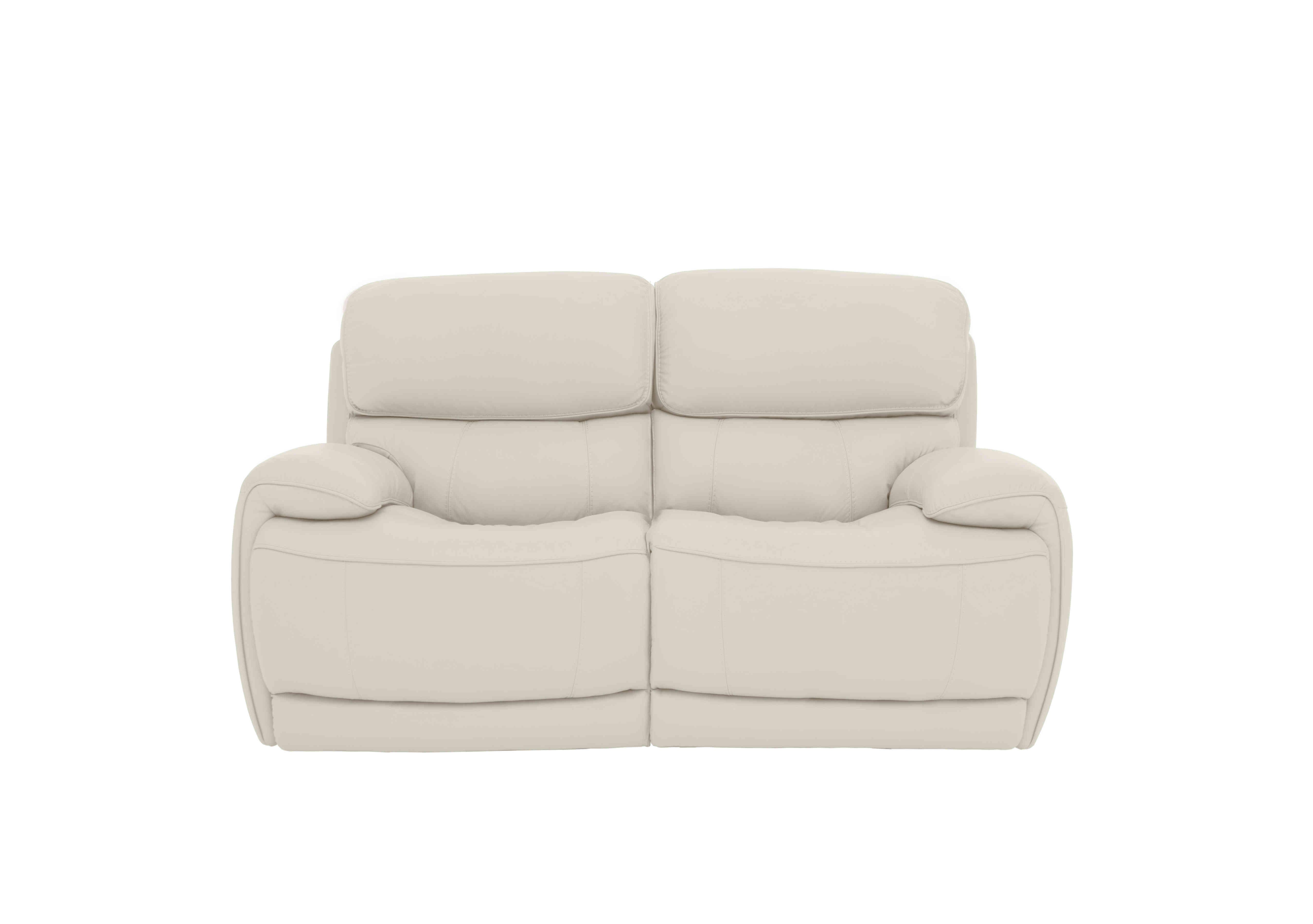 Rocco 2 Seater Leather Power Rocker Sofa with Power Headrests in Bv-156e Frost on Furniture Village