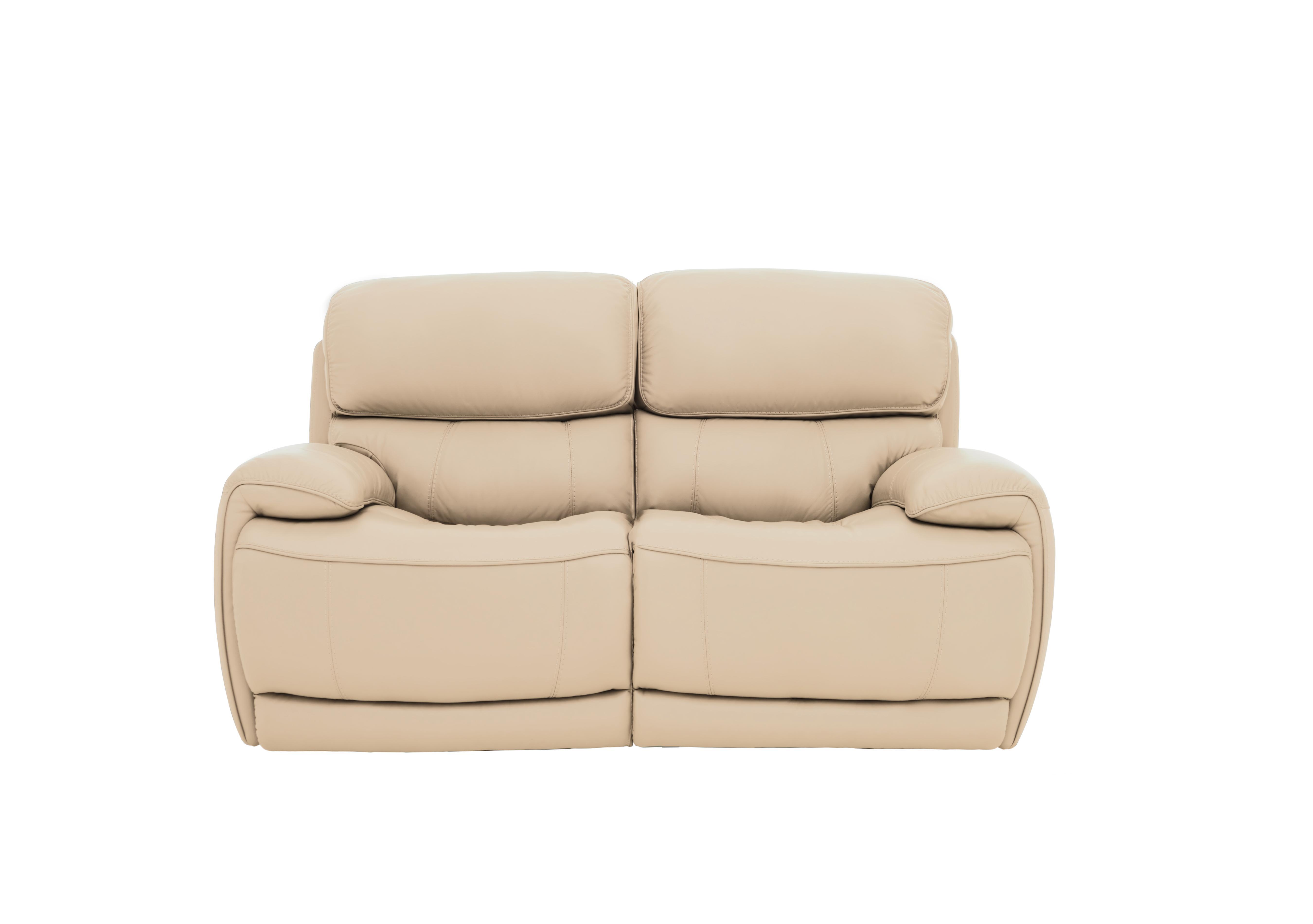 Rocco 2 Seater Leather Power Rocker Sofa with Power Headrests in Bv-862c Bisque on Furniture Village
