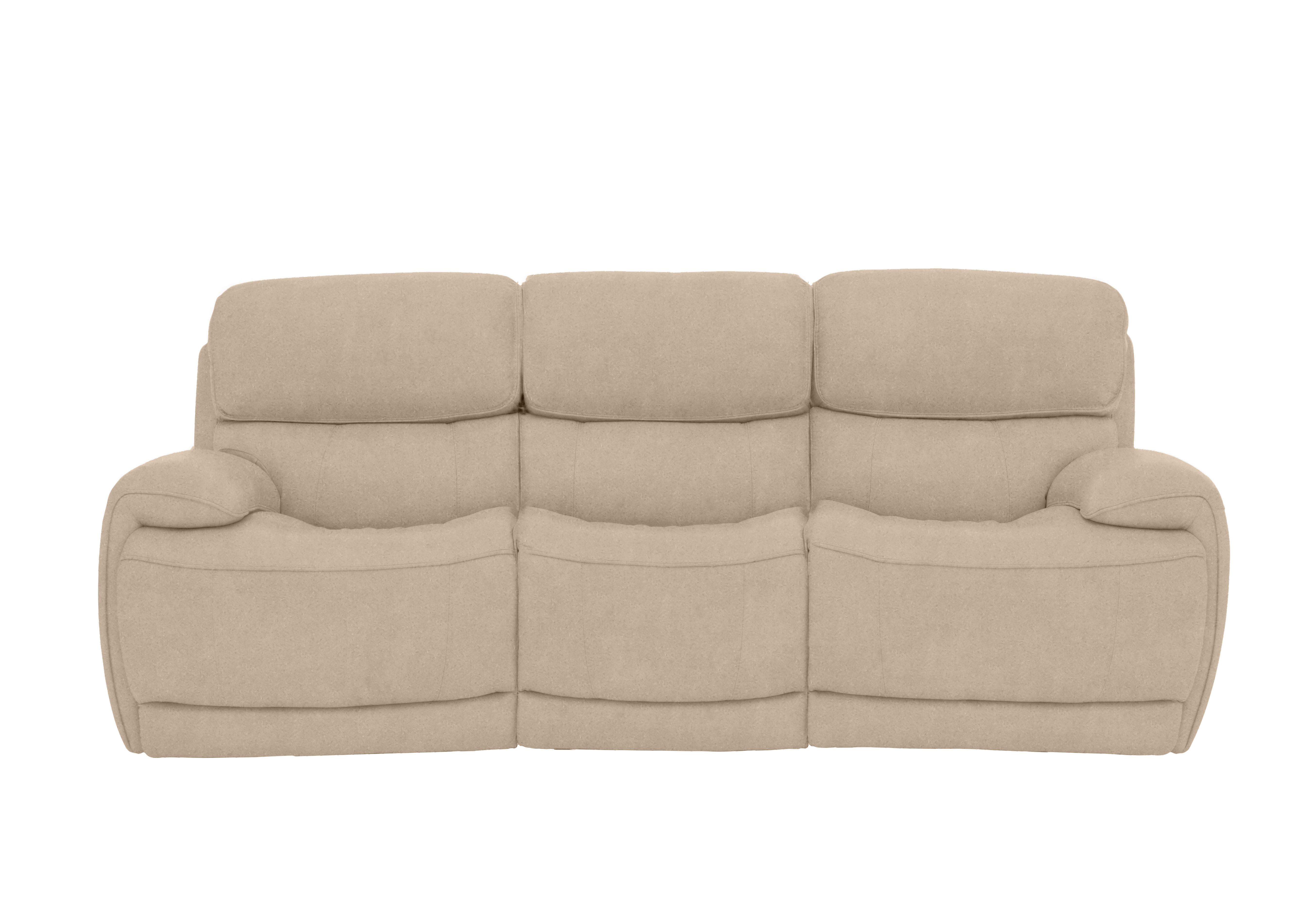 Rocco 3 Seater Fabric Power Rocker Sofa with Power Headrests in Bfa-Blj-R20 Bisque on Furniture Village