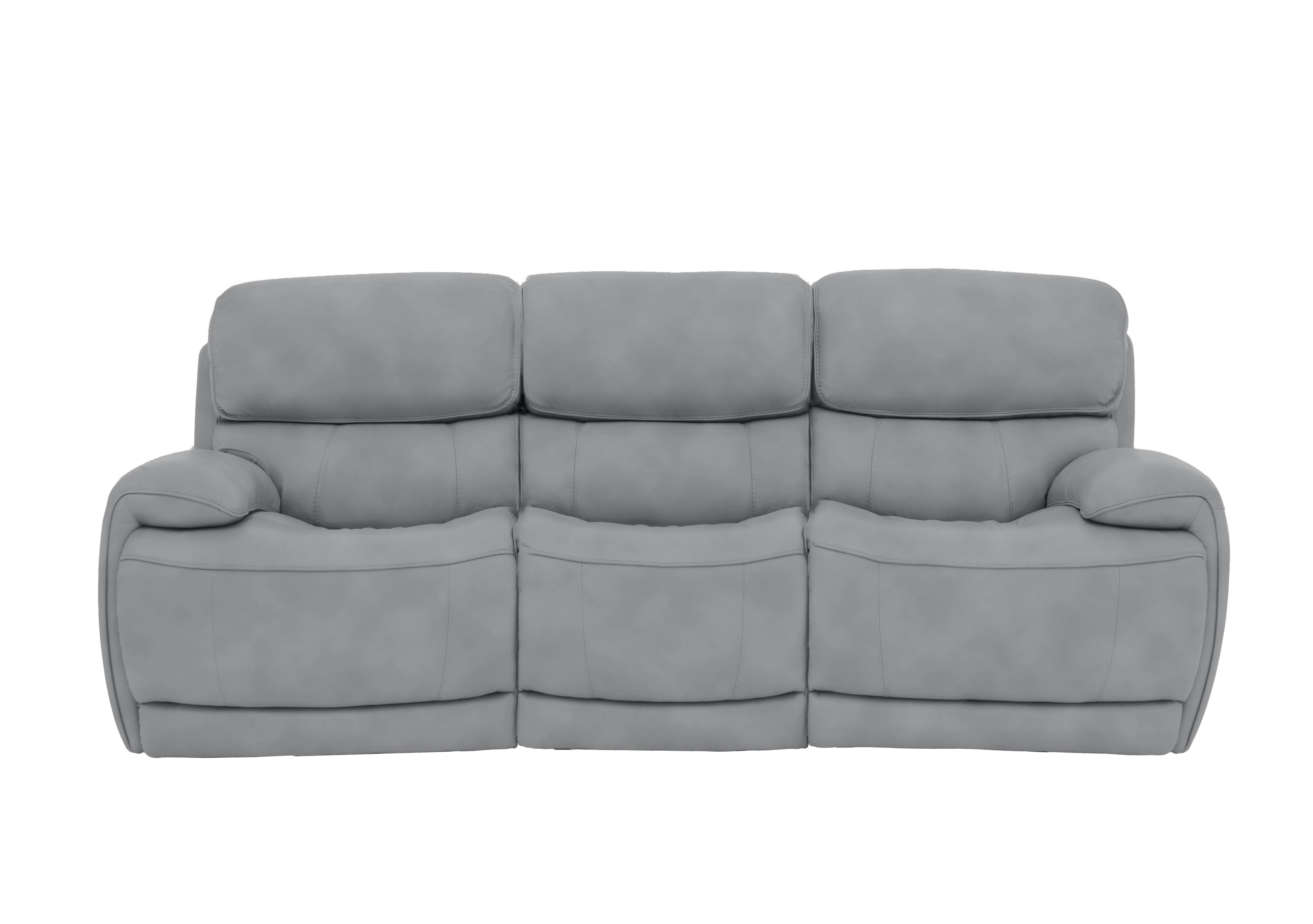 Rocco 3 Seater Fabric Power Rocker Sofa with Power Headrests in Bfa-Ori-R07 Bluish Grey on Furniture Village