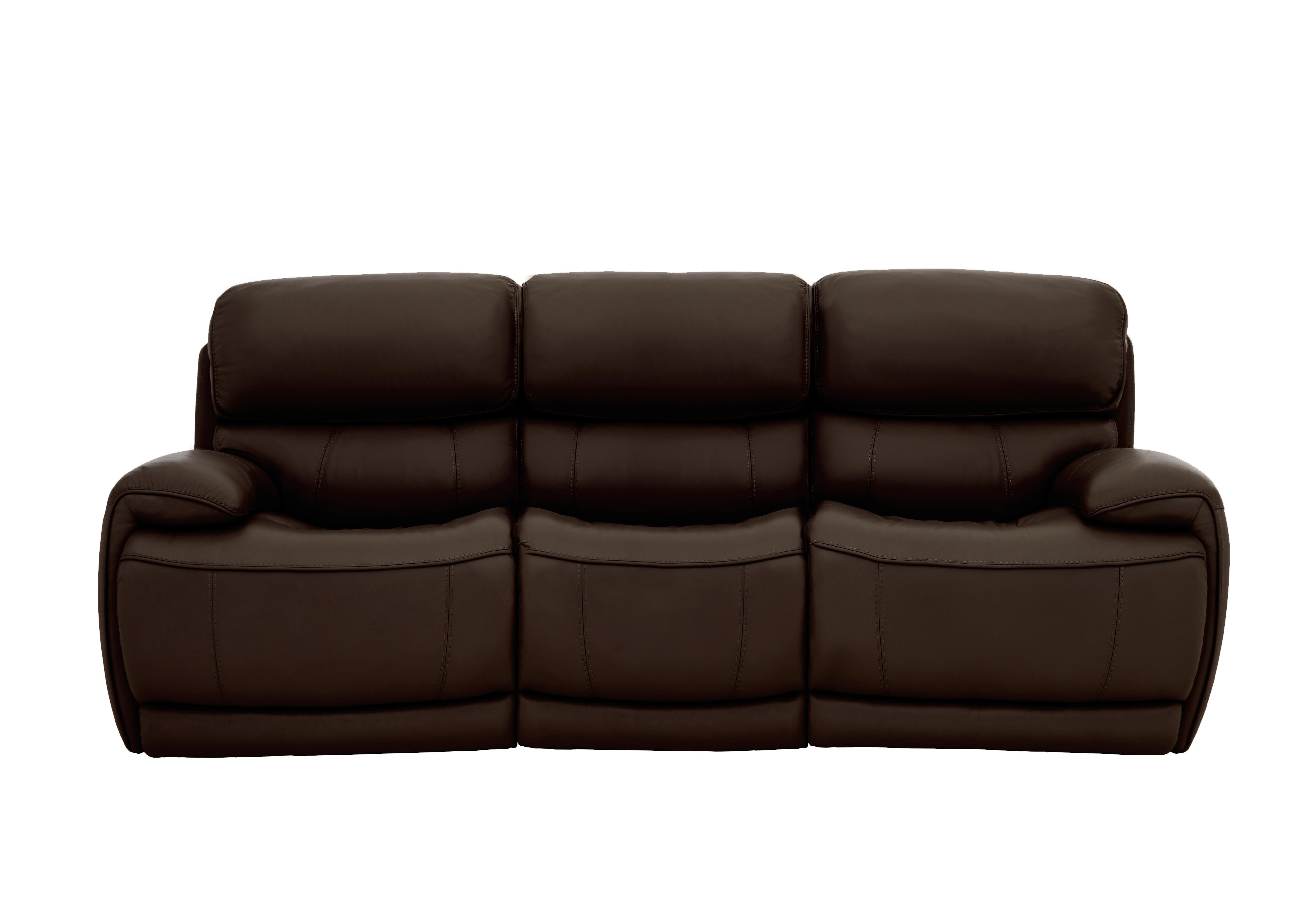 Rocco 3 Seater Leather Power Rocker Sofa with Power Headrests in Bv-1748 Dark Chocolate on Furniture Village
