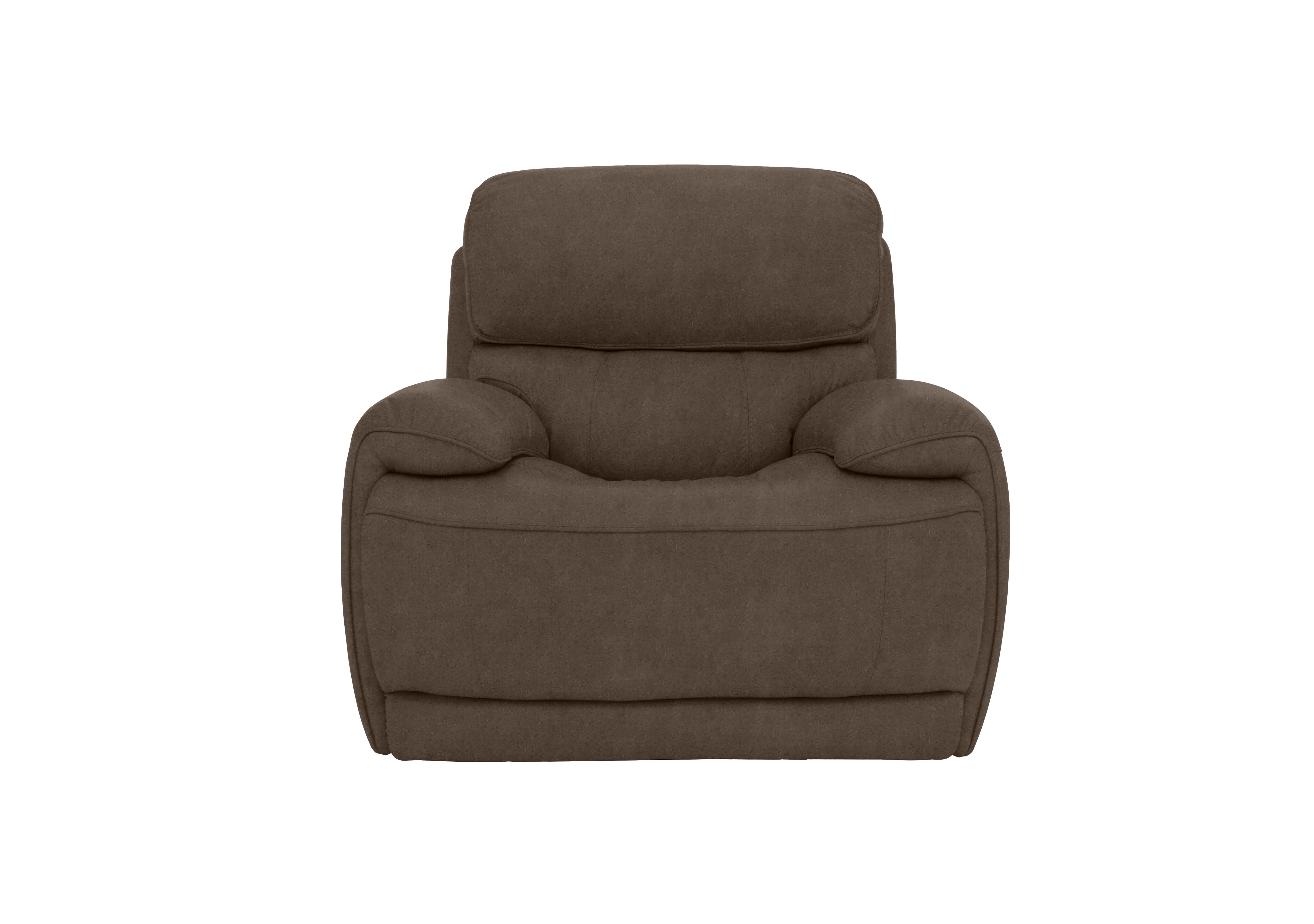 Rocco Fabric Rocker Armchair with Power Headrests in Bfa-Blj-R16 Grey on Furniture Village