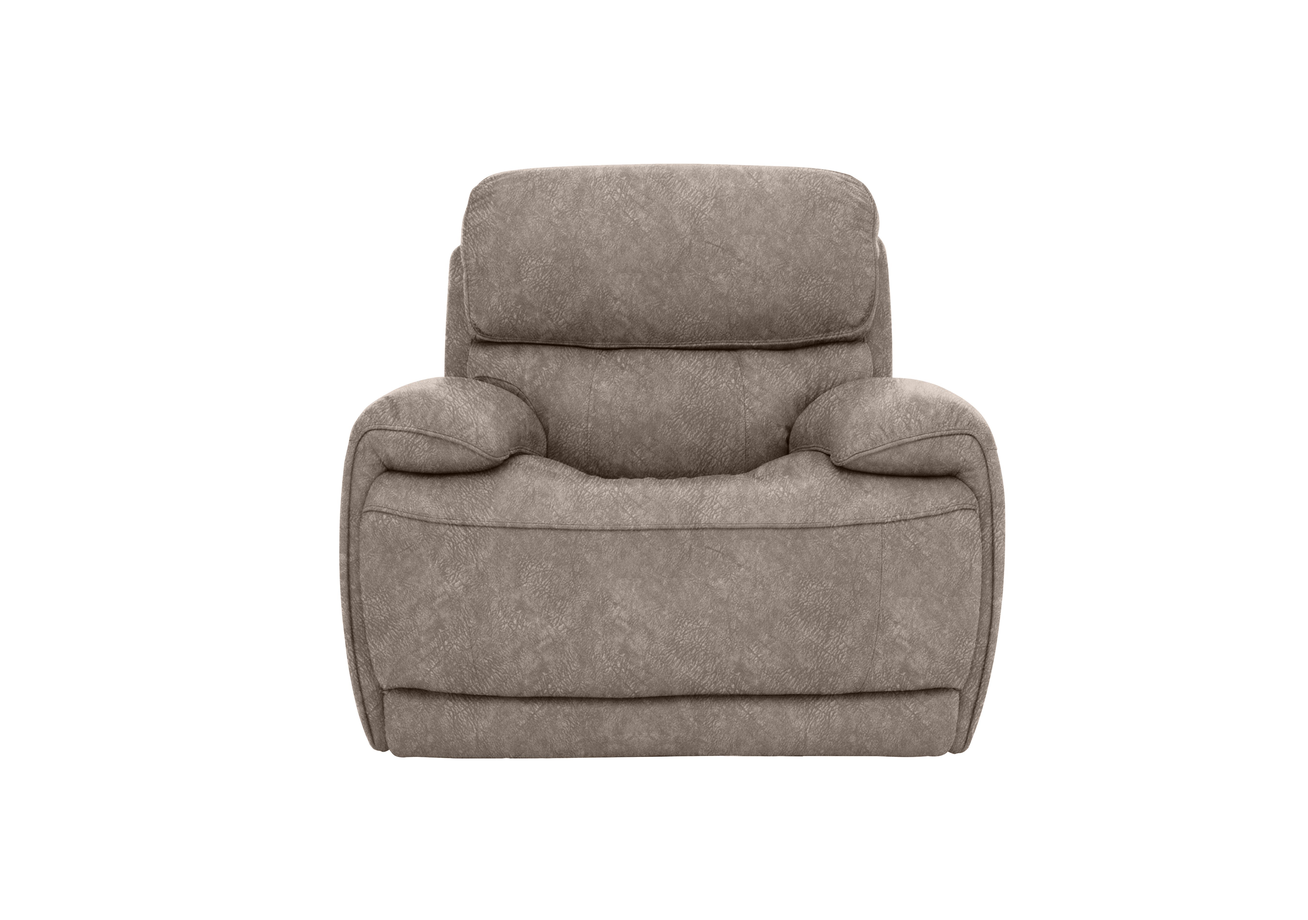 Rocco Fabric Rocker Armchair with Power Headrests in Bfa-Bnn-R29 Fv1 Mink on Furniture Village