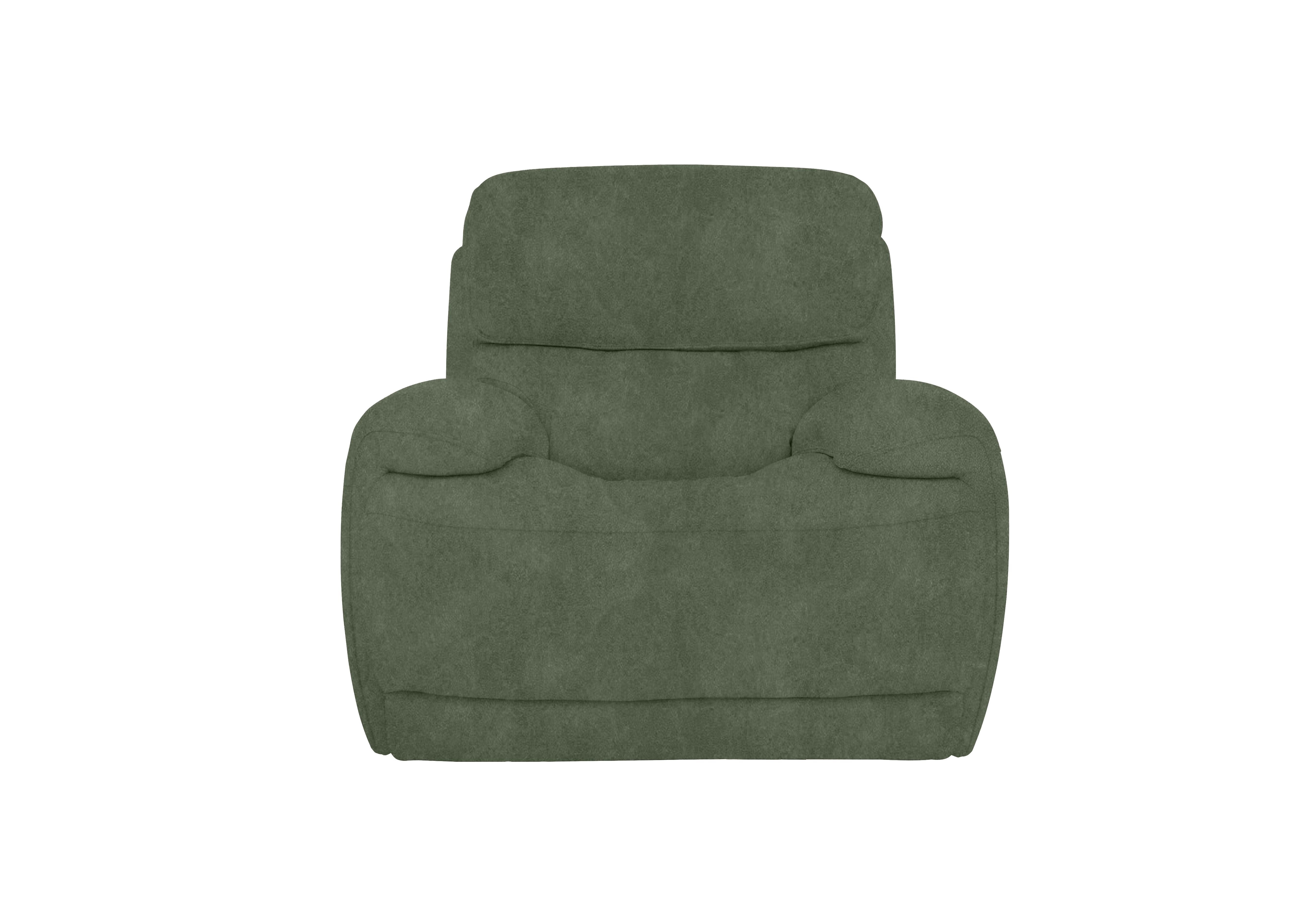 Rocco Fabric Rocker Armchair with Power Headrests in Bfa-Ori-R12 Olive on Furniture Village