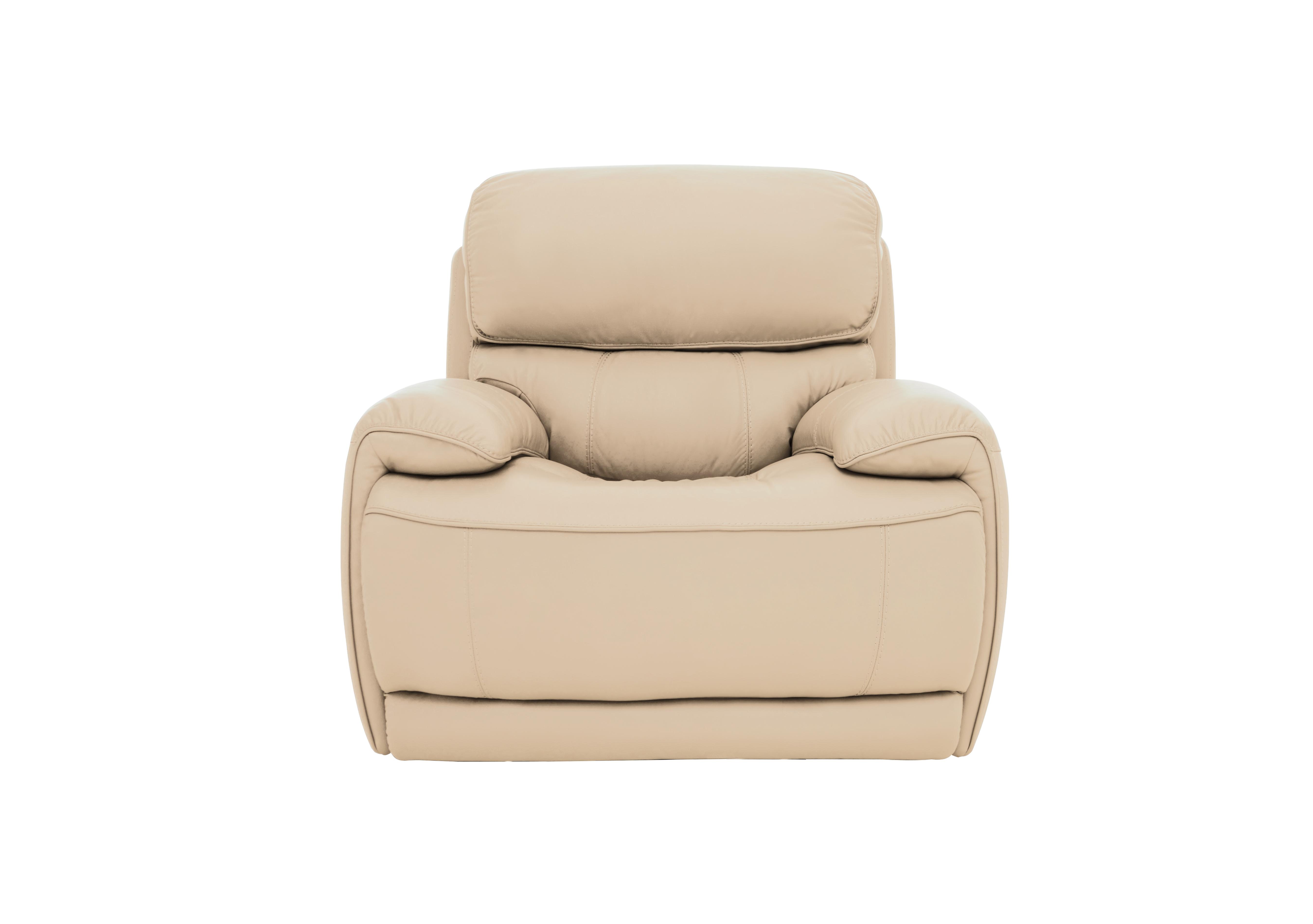 Rocco Leather Power Rocker Armchair with Power Headrests in Bv-862c Bisque on Furniture Village