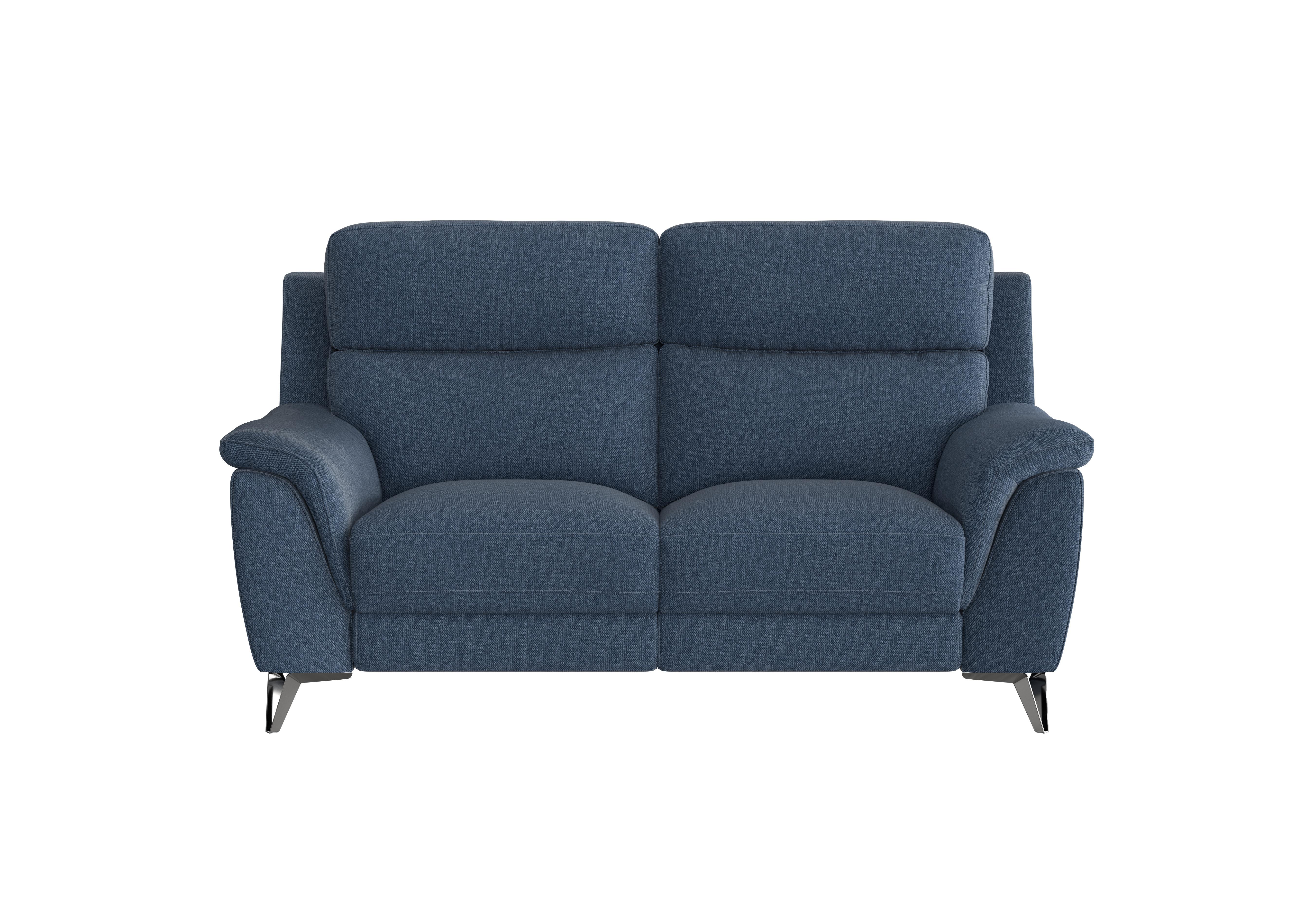 Contempo 2 Seater Fabric Sofa in Fab-Blt-R38 Blue on Furniture Village