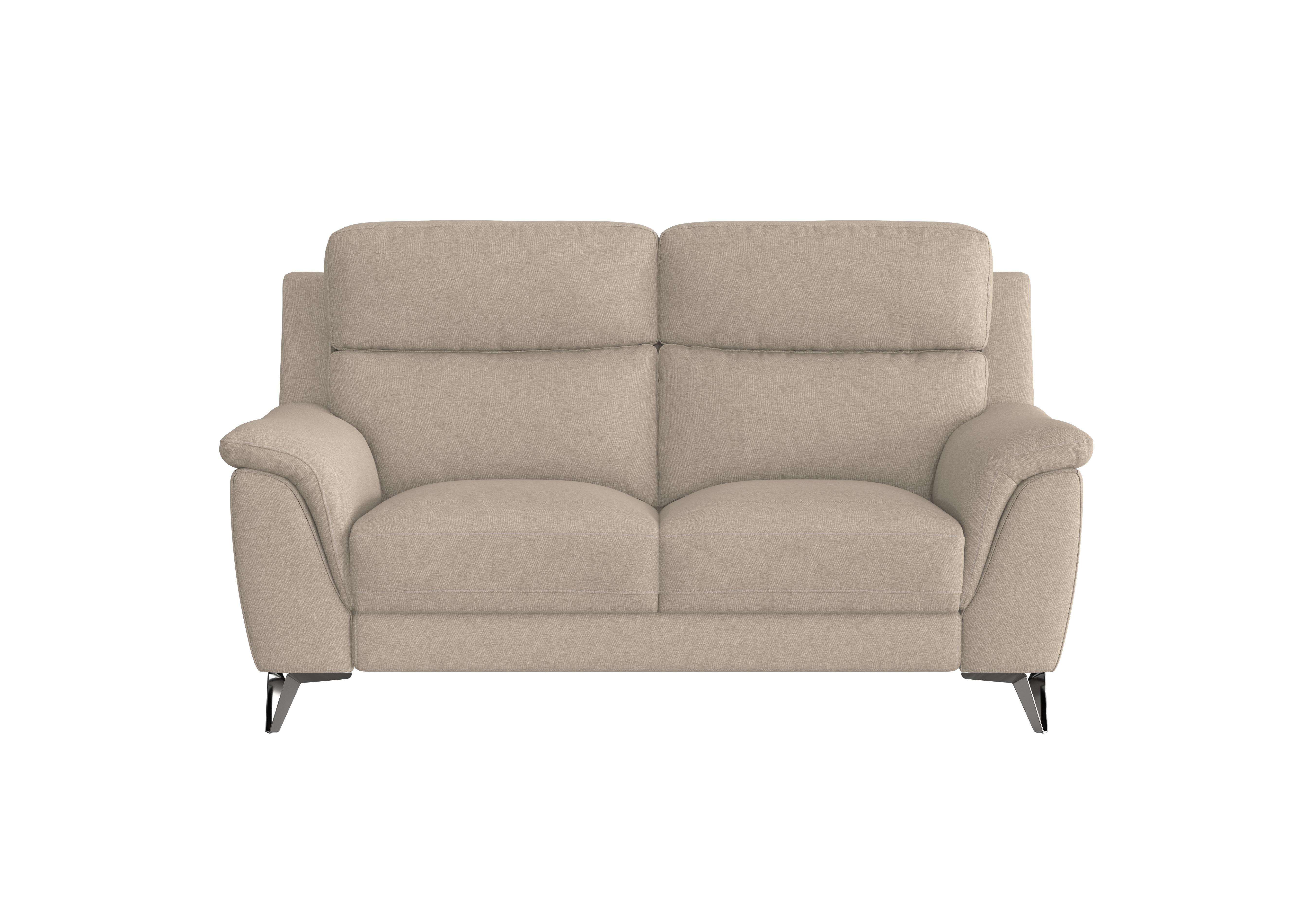 Contempo 2 Seater Fabric Sofa in Fab-Ska-R28 Beige on Furniture Village