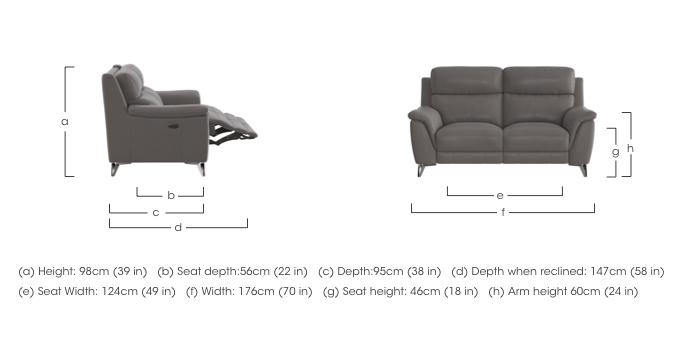 Contempo 2 Seater Leather Sofa in  on Furniture Village