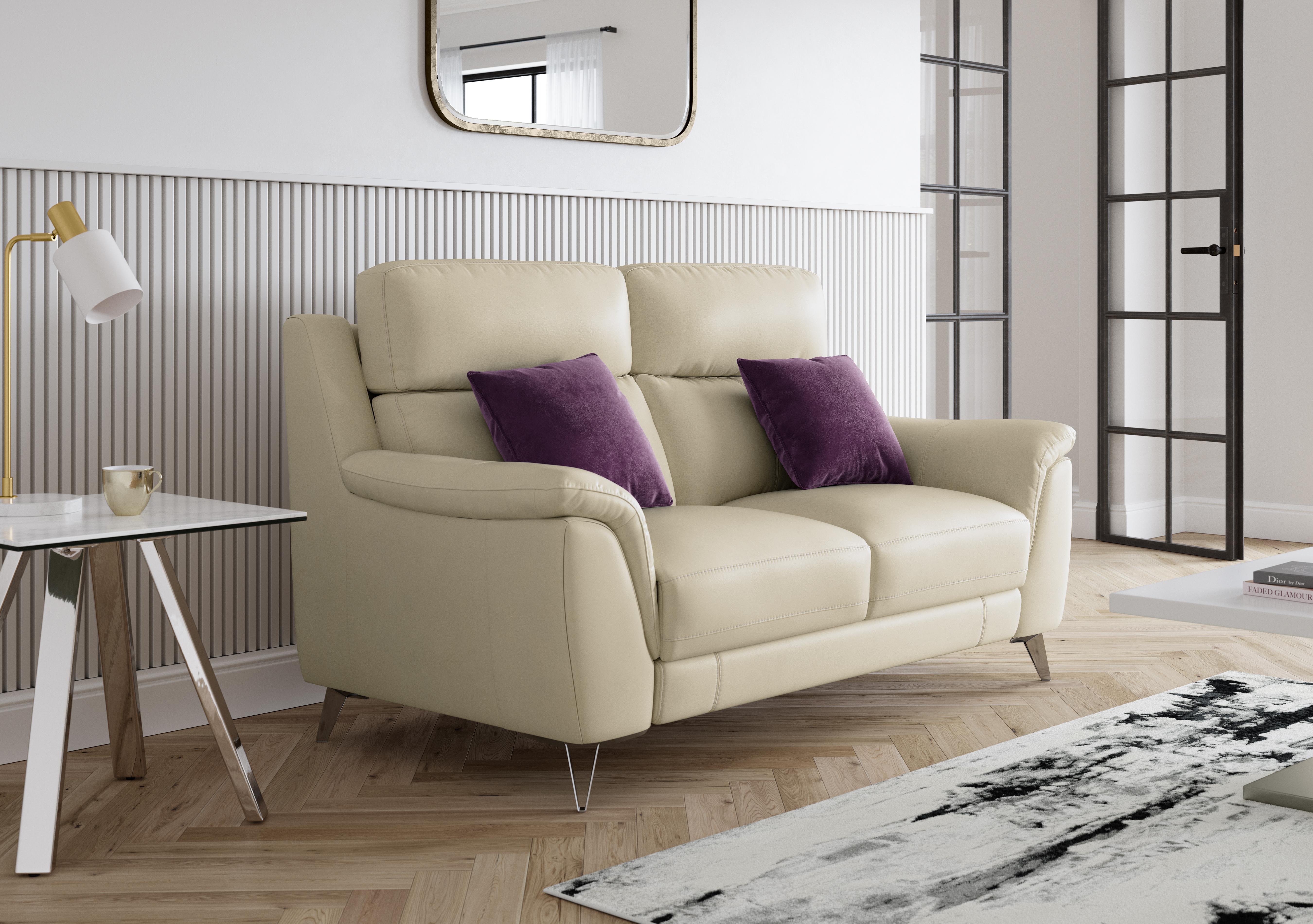 Contempo 2 Seater Leather Sofa in  on Furniture Village