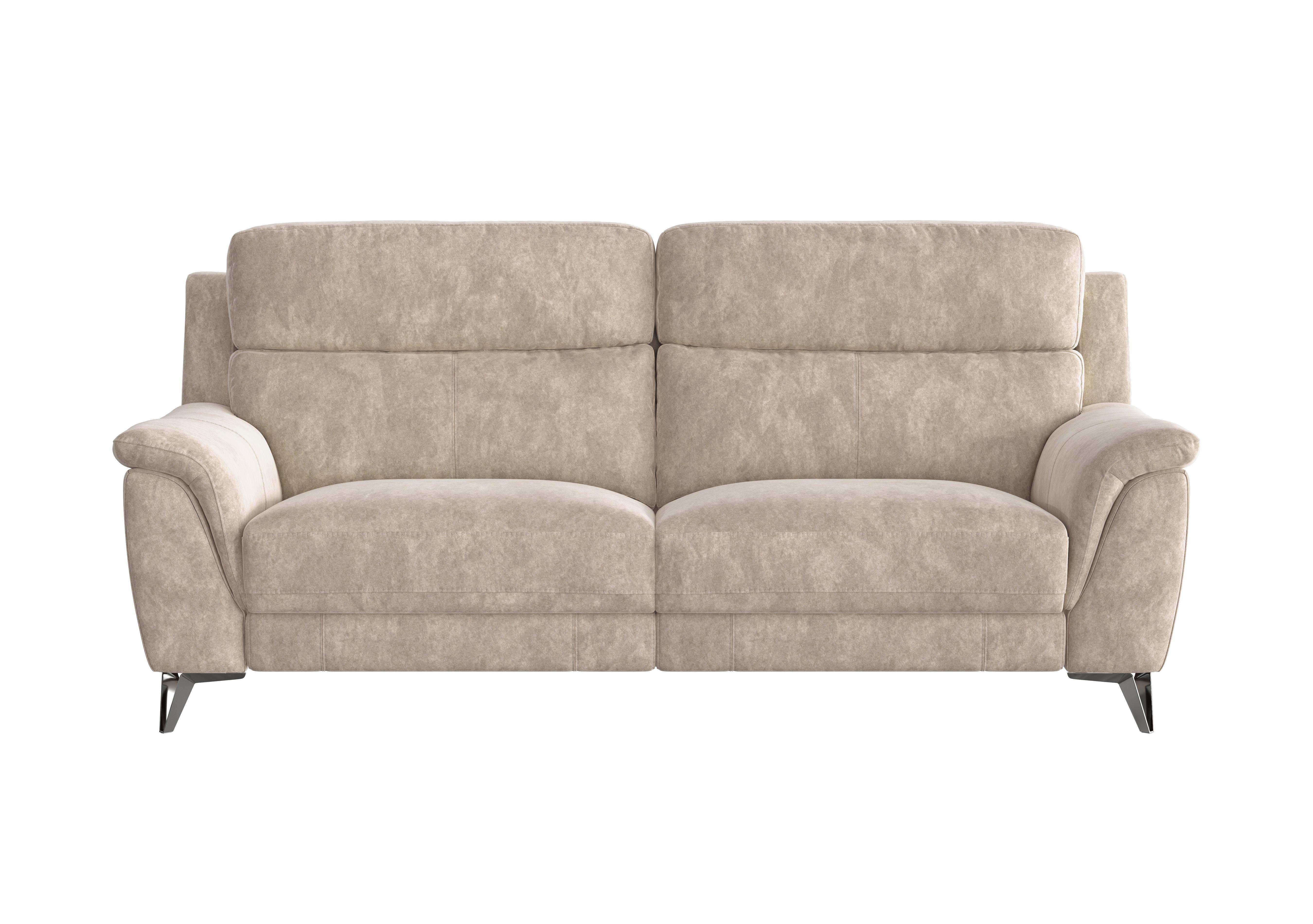 Contempo 3 Seater Fabric Sofa in Bfa-Bnn-R26 Fv2 Cream on Furniture Village