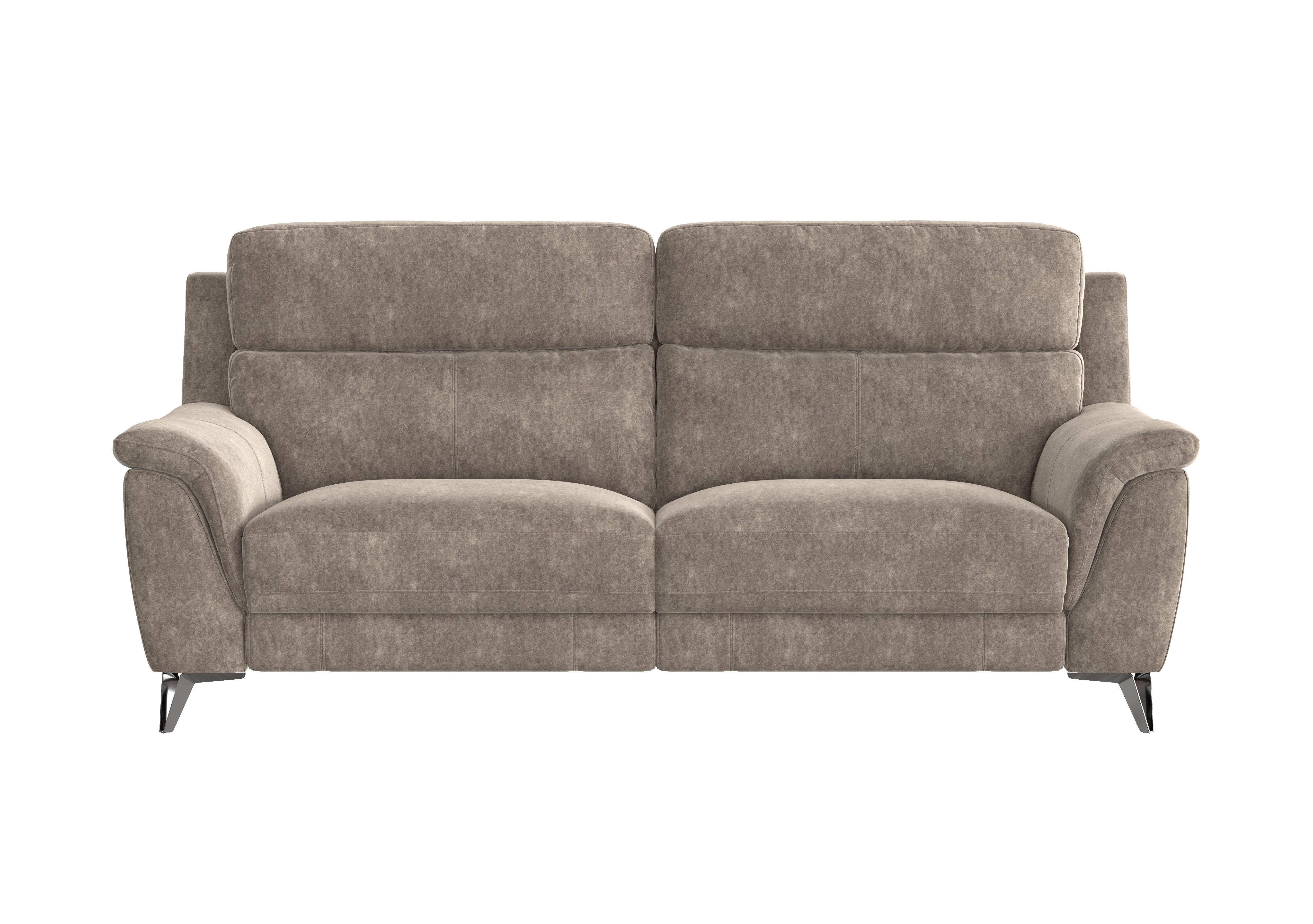 Contempo 3 Seater Fabric Sofa in Bfa-Bnn-R29 Fv1 Mink on Furniture Village