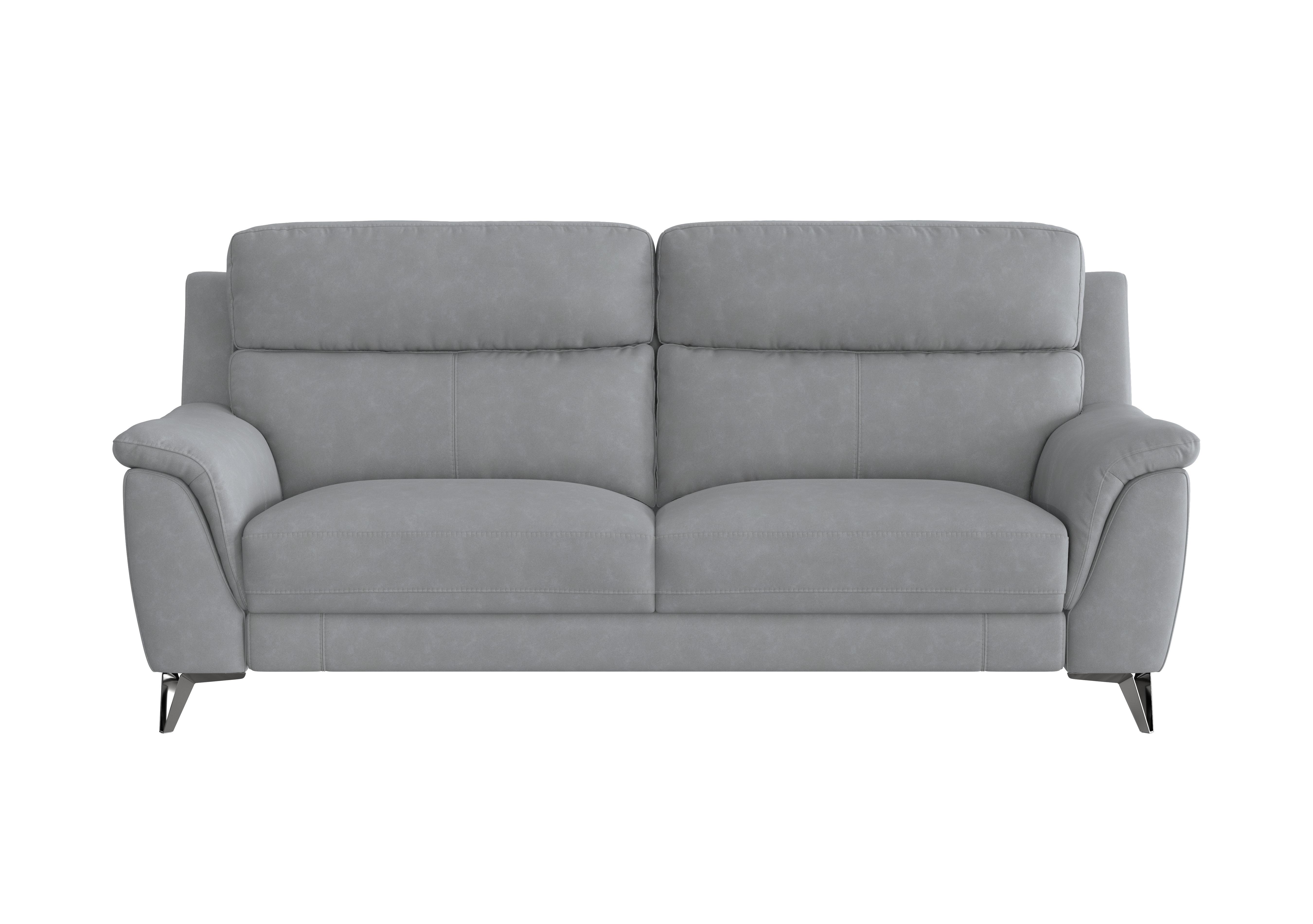 Contempo 3 Seater Fabric Sofa in Bfa-Ori-R07 Bluish Grey on Furniture Village
