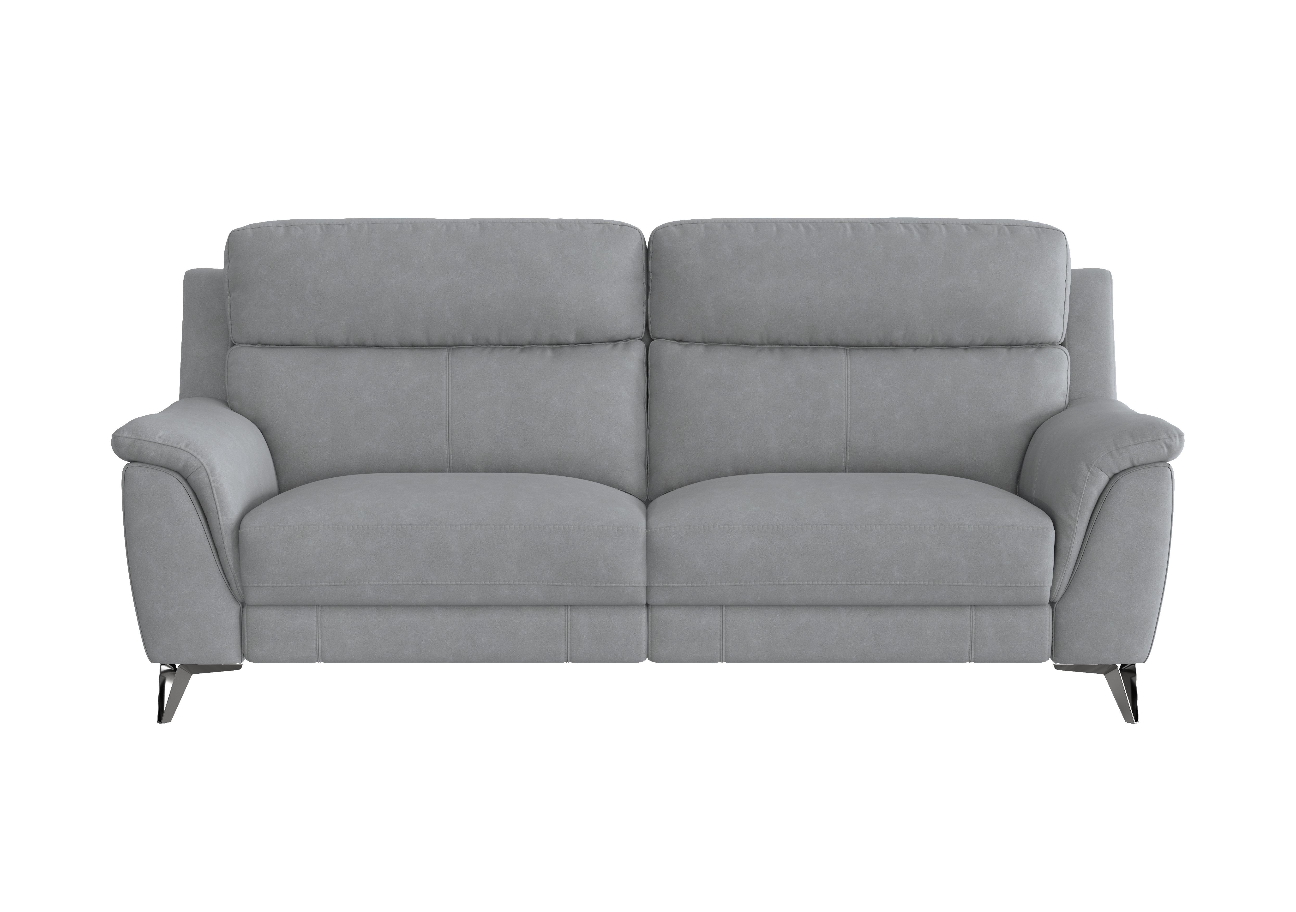 Contempo 3 Seater Fabric Sofa in Bfa-Ori-R07 Bluish Grey on Furniture Village