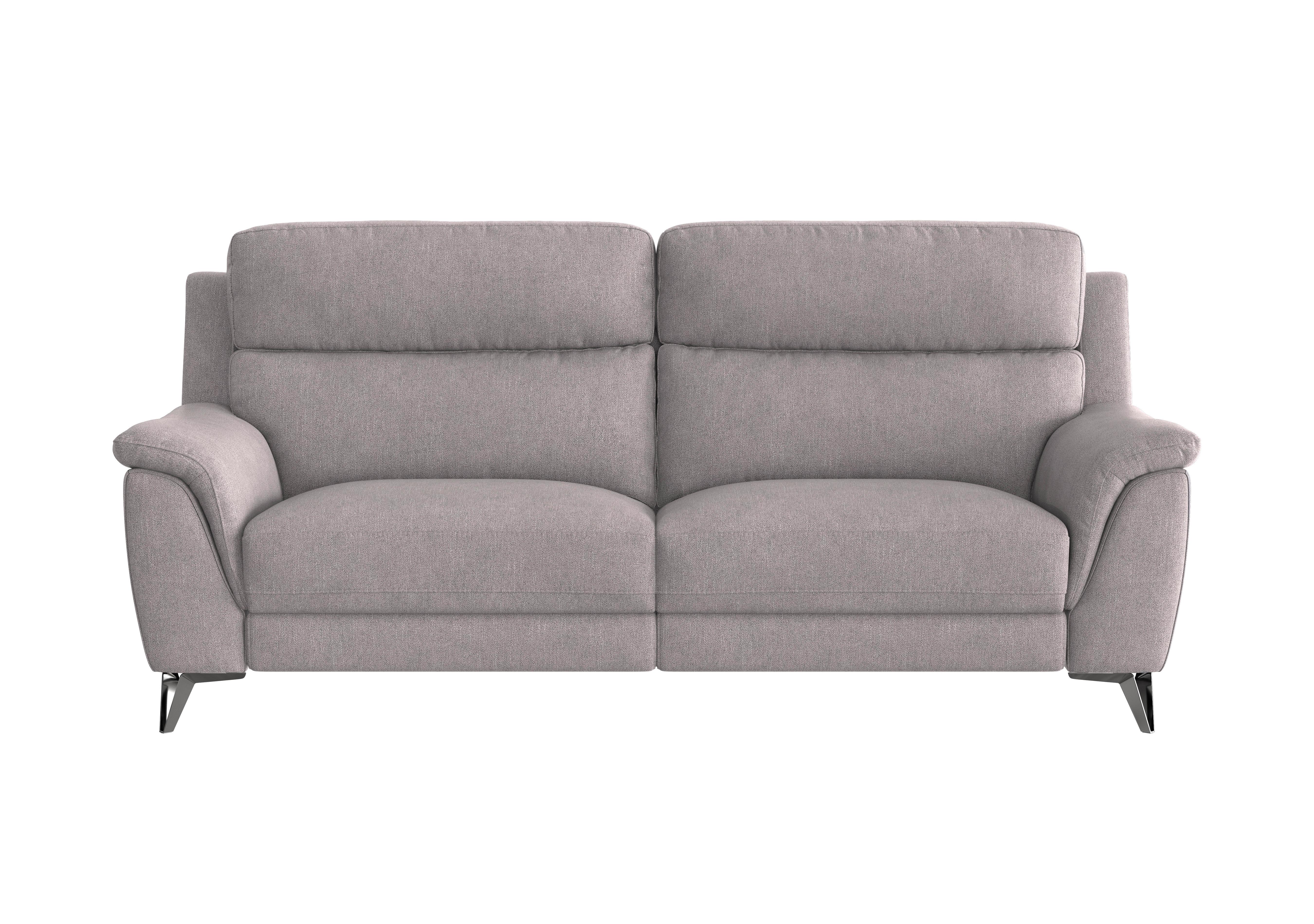 Contempo 3 Seater Fabric Sofa in Fab-Meo-R27 Pewter on Furniture Village