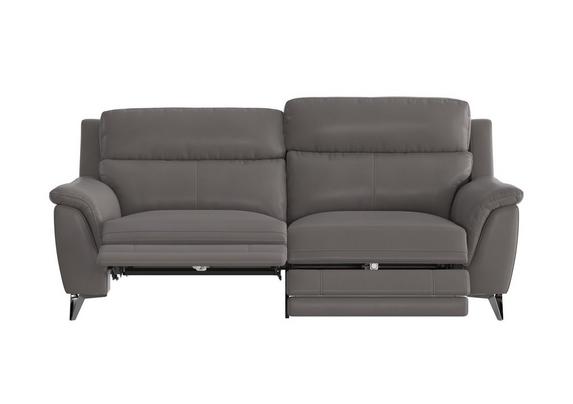 Contempo 3 Seater Leather Sofa - Furniture Village