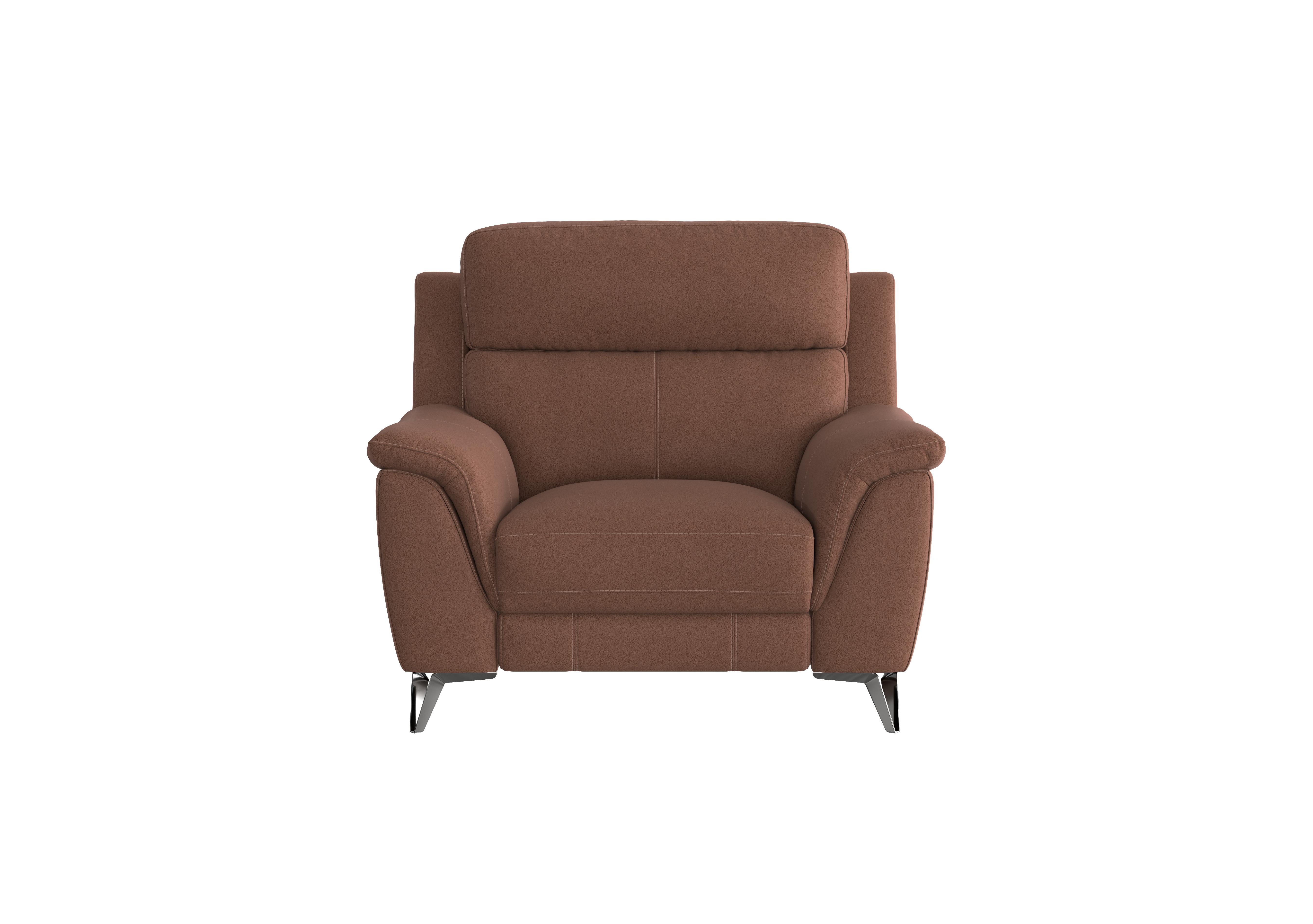 Contempo Fabric Armchair in Bfa-Blj-R05 Hazelnut on Furniture Village