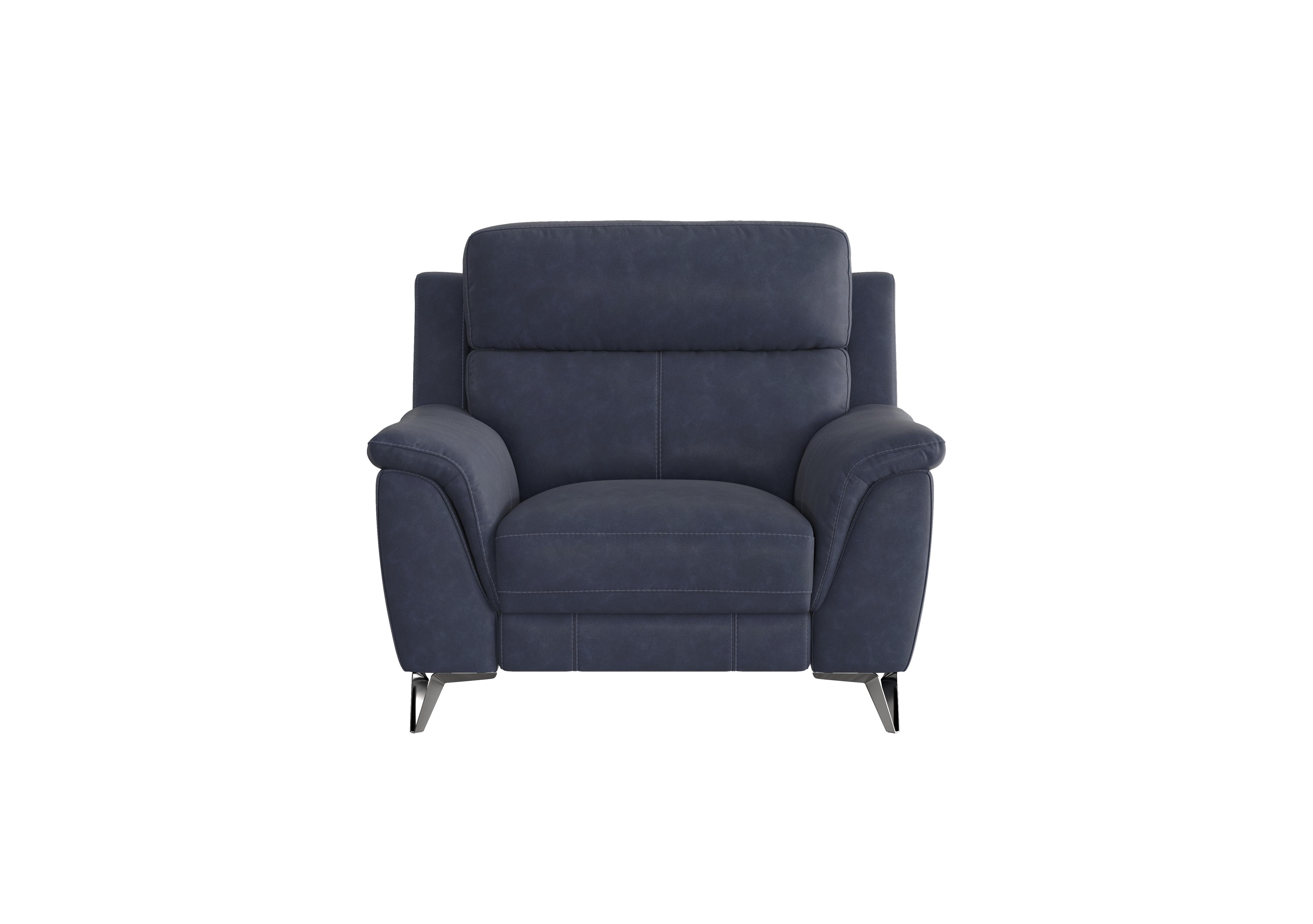 Contempo Fabric Armchair in Bfa-Ori-R23 Blue on Furniture Village