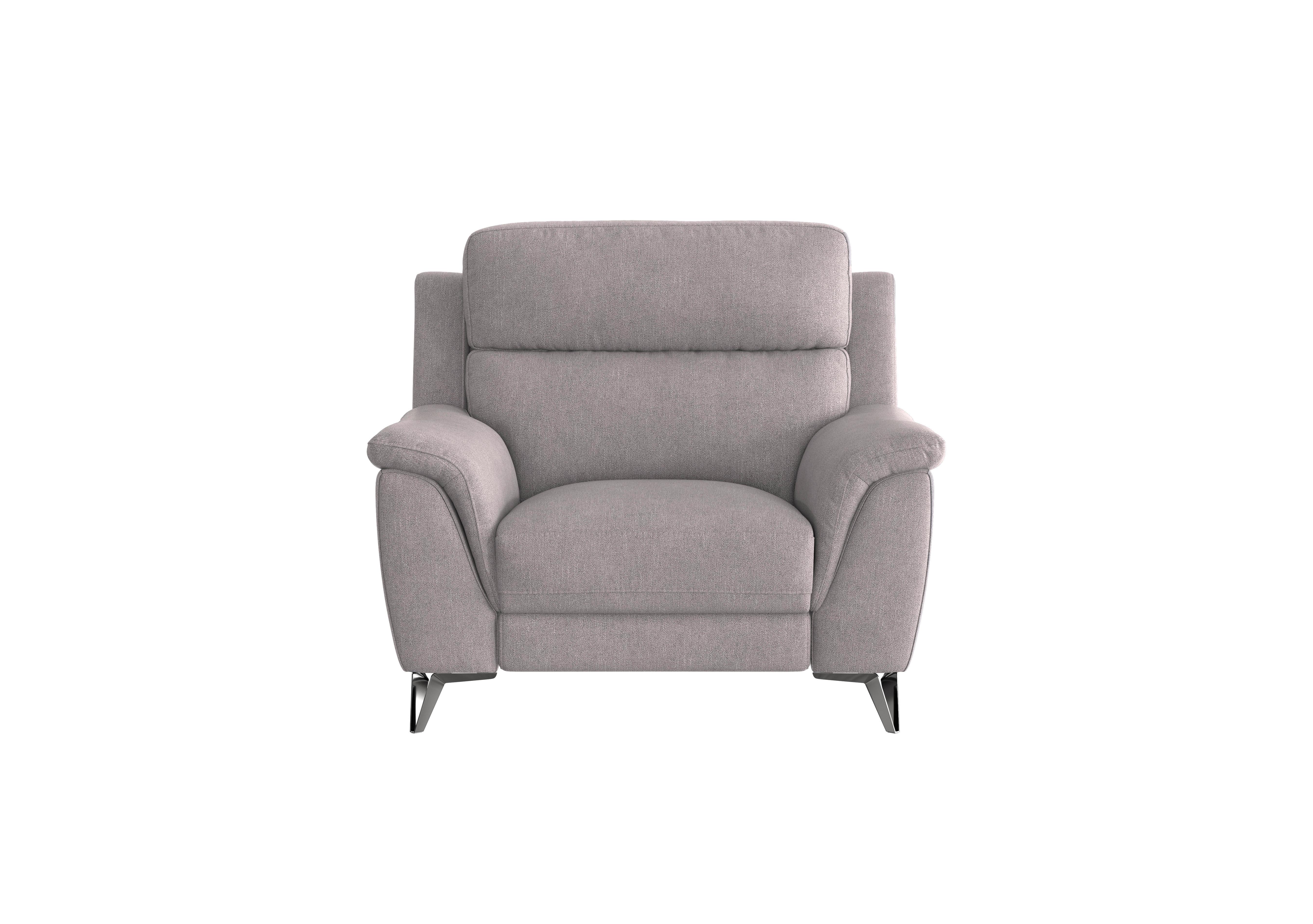 Contempo Fabric Armchair in Fab-Meo-R27 Pewter on Furniture Village