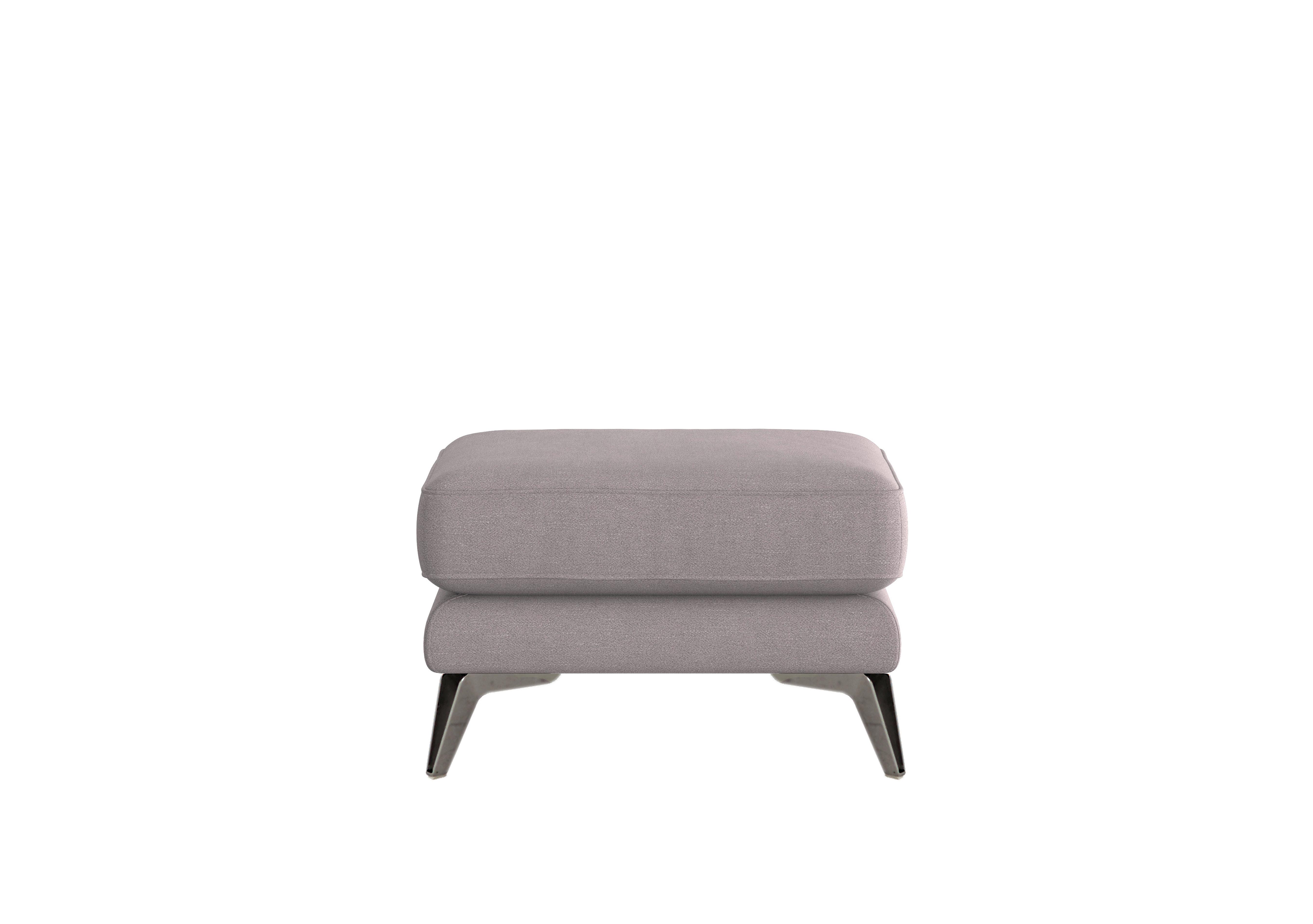 Contempo Fabric Footstool in Fab-Meo-R27 Pewter on Furniture Village