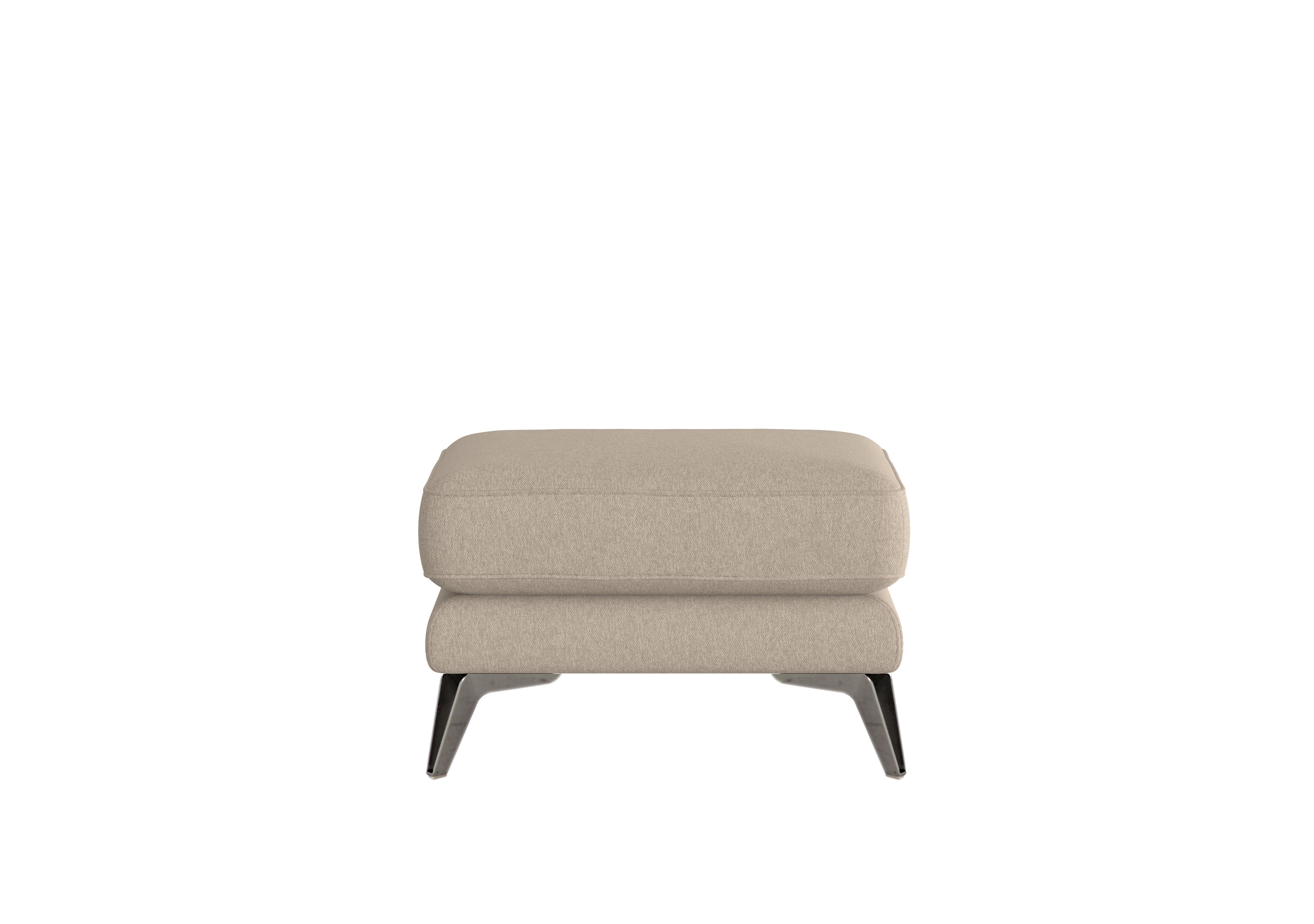 Contempo Fabric Footstool in Fab-Ska-R28 Beige on Furniture Village