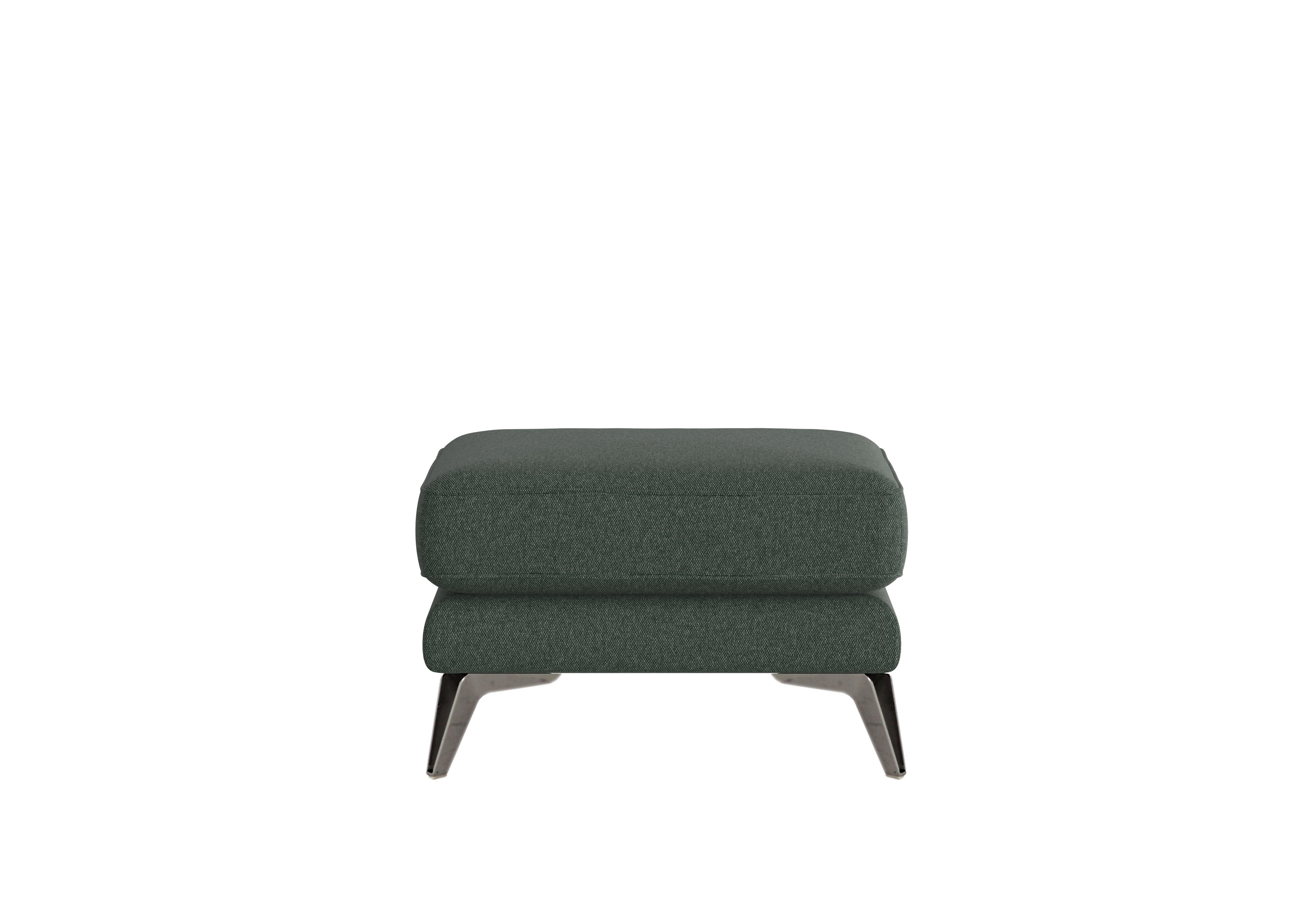 Contempo Fabric Footstool in Fab-Ska-R48 Moss Green on Furniture Village
