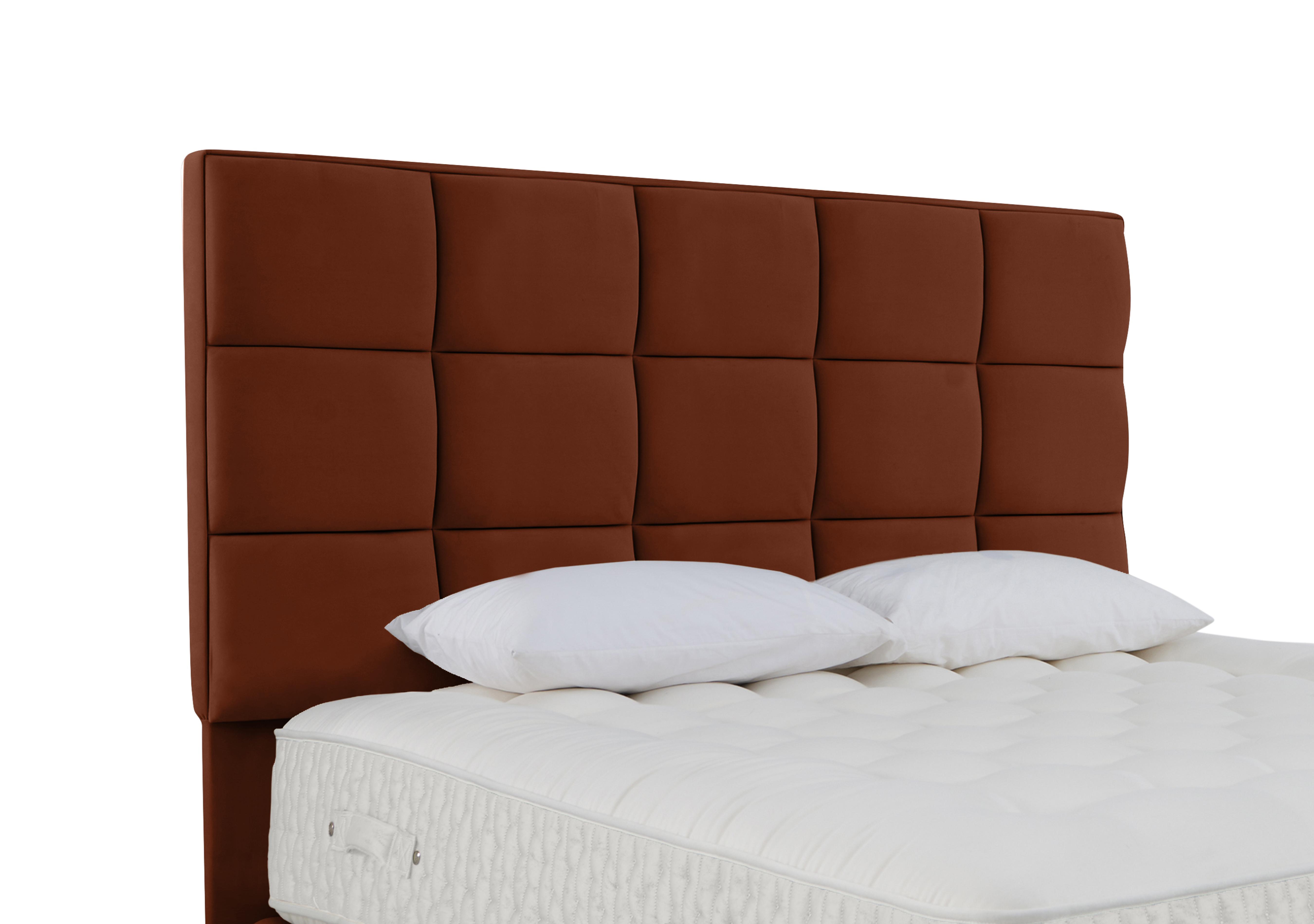 Chestnut Floor Standing Headboard in Lovely Umber on Furniture Village