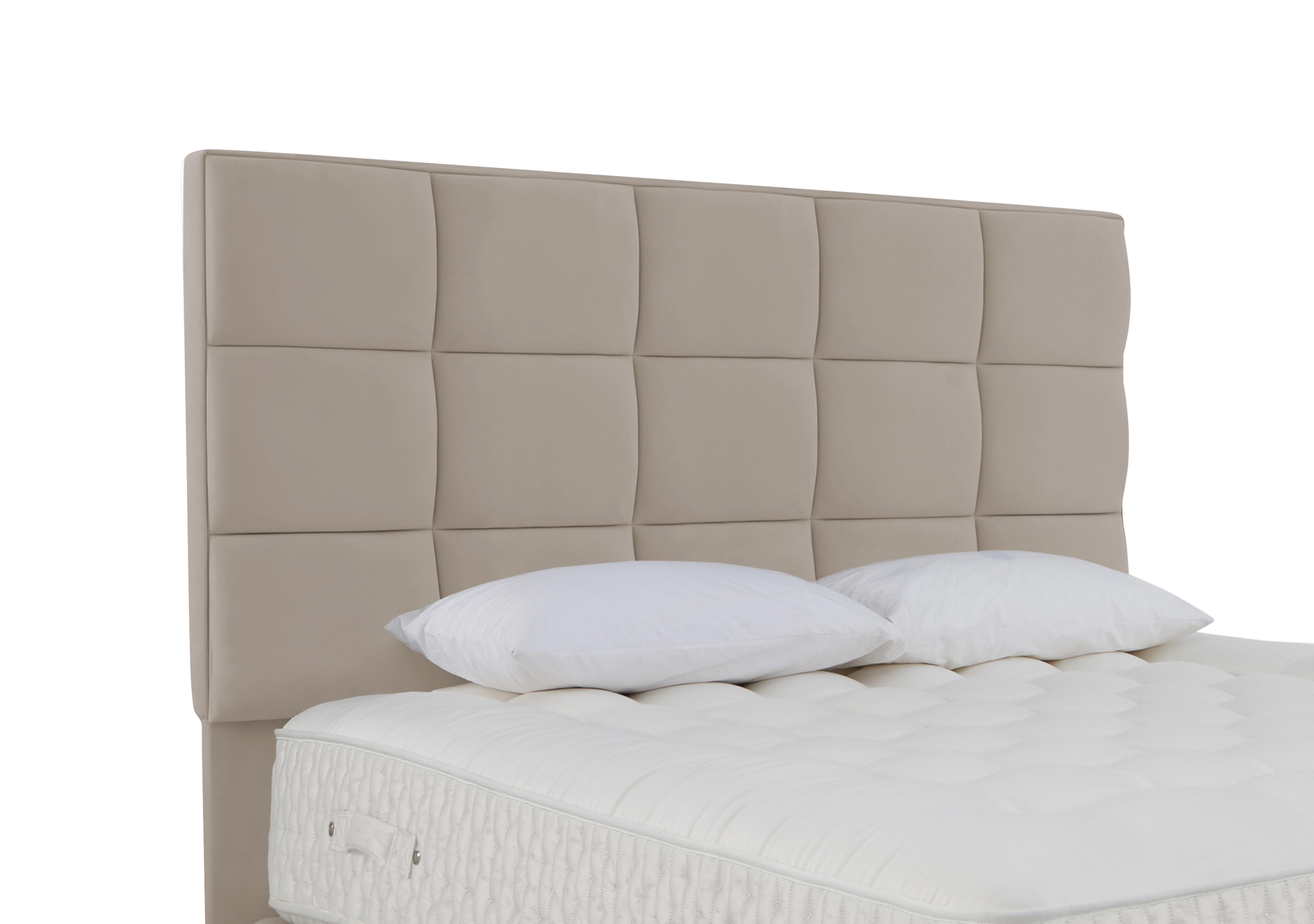 Chestnut Floor Standing Headboard in Seven Dolphin on Furniture Village