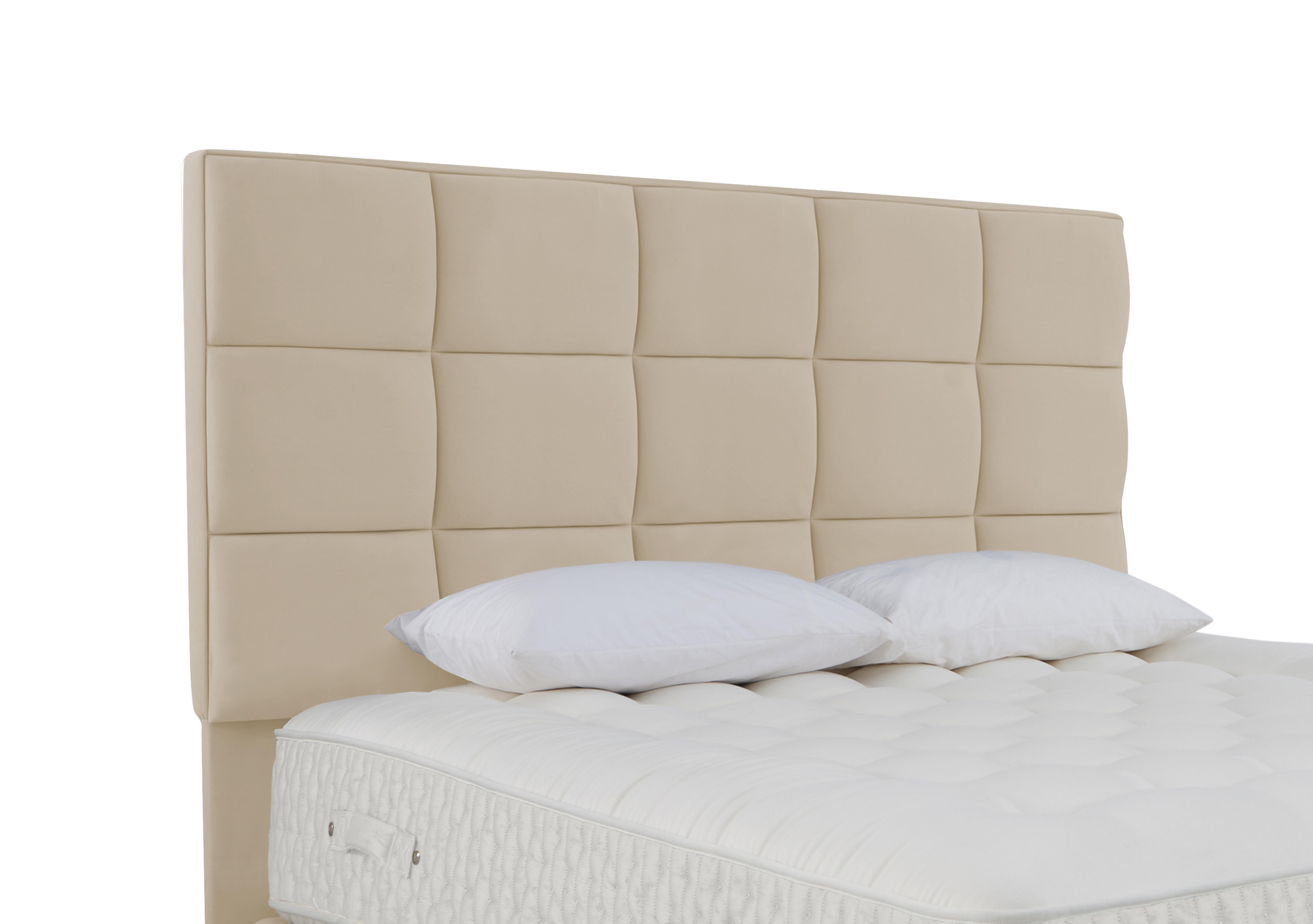 Chestnut Floor Standing Headboard in Seven Ivory on Furniture Village