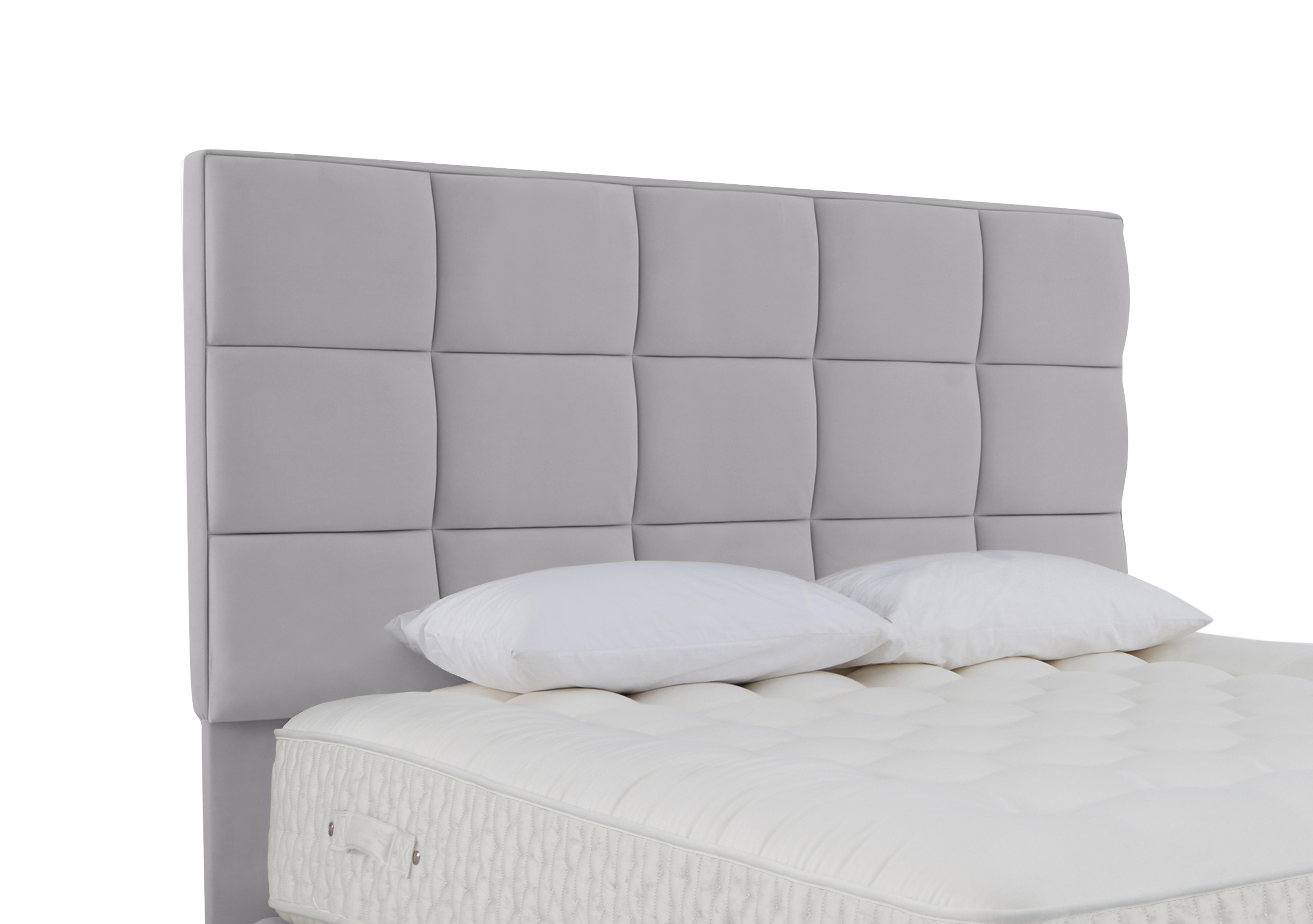 Chestnut Floor Standing Headboard in Seven Lilac on Furniture Village