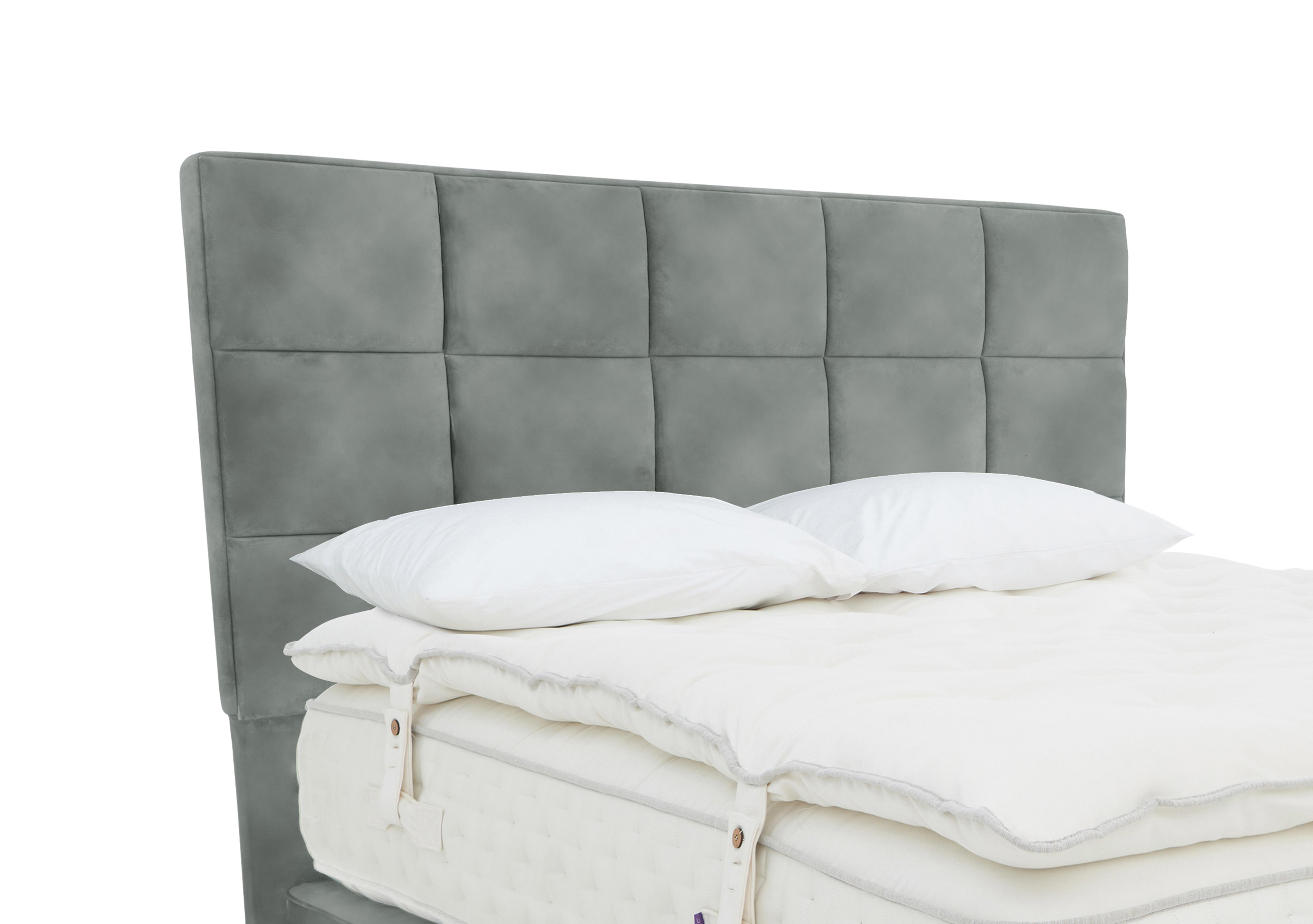 Chestnut Floor Standing Headboard in Lovely Slate on Furniture Village