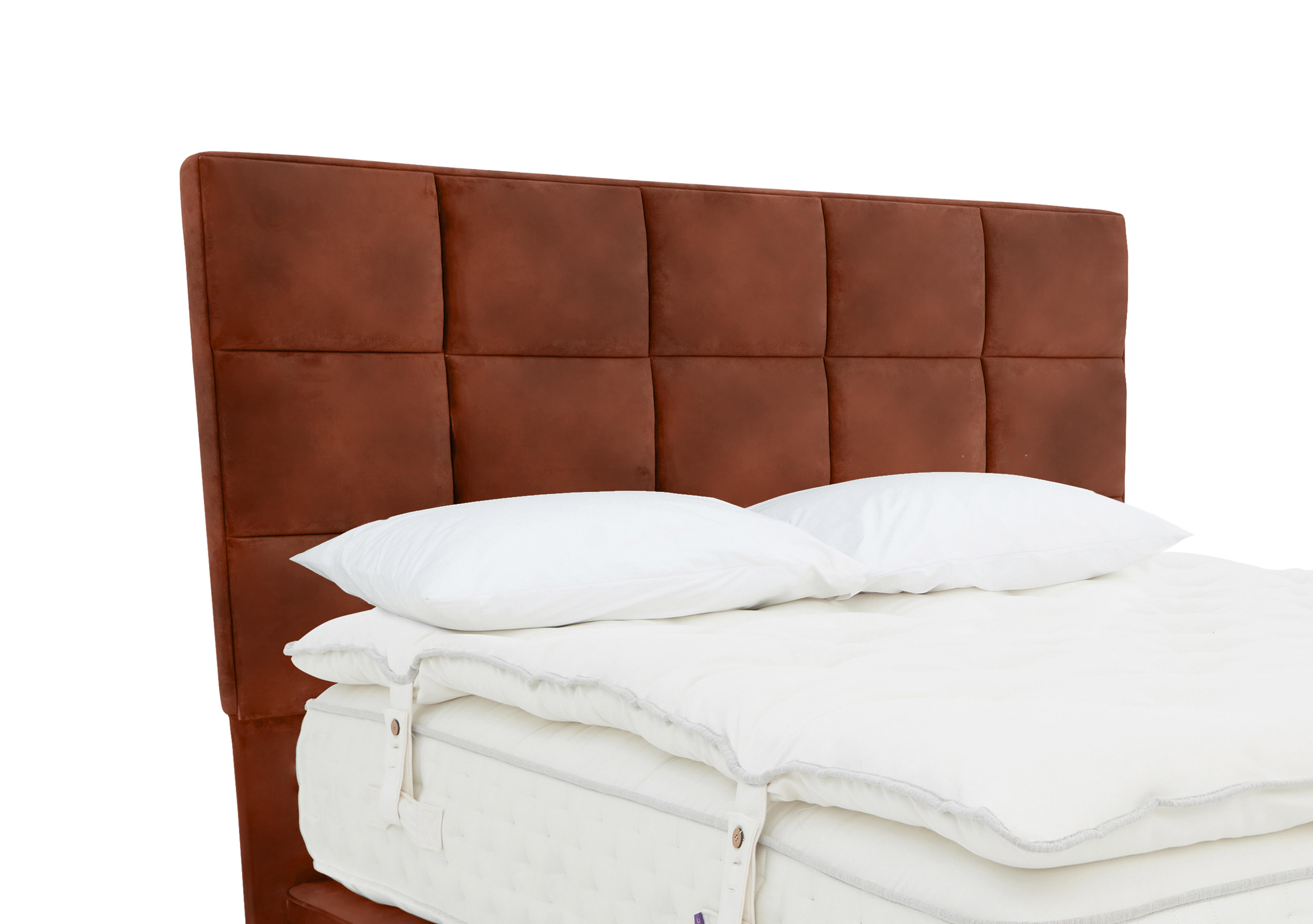 Chestnut Floor Standing Headboard in Lovely Umber on Furniture Village