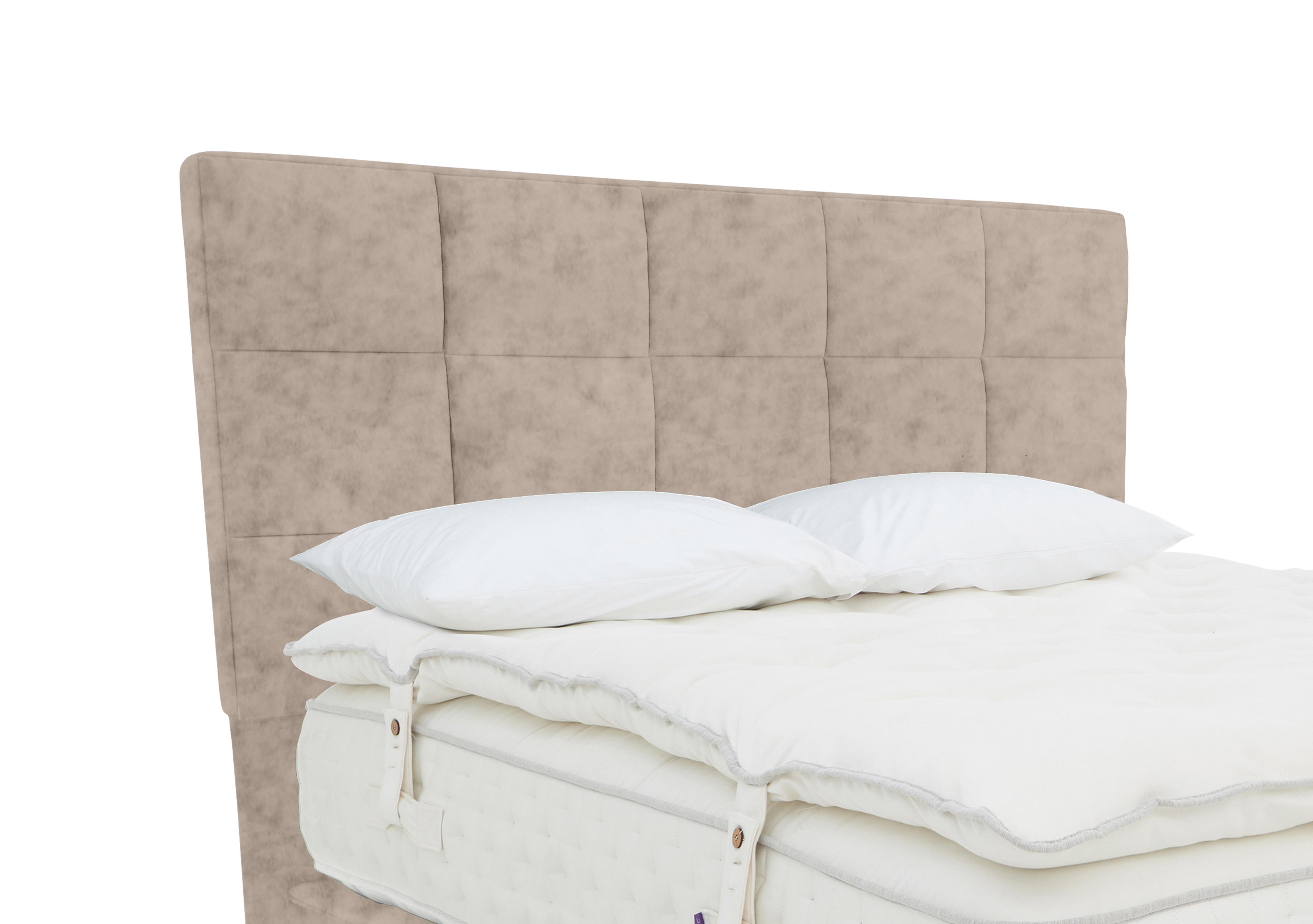 Chestnut Floor Standing Headboard in Opal Vellum on Furniture Village