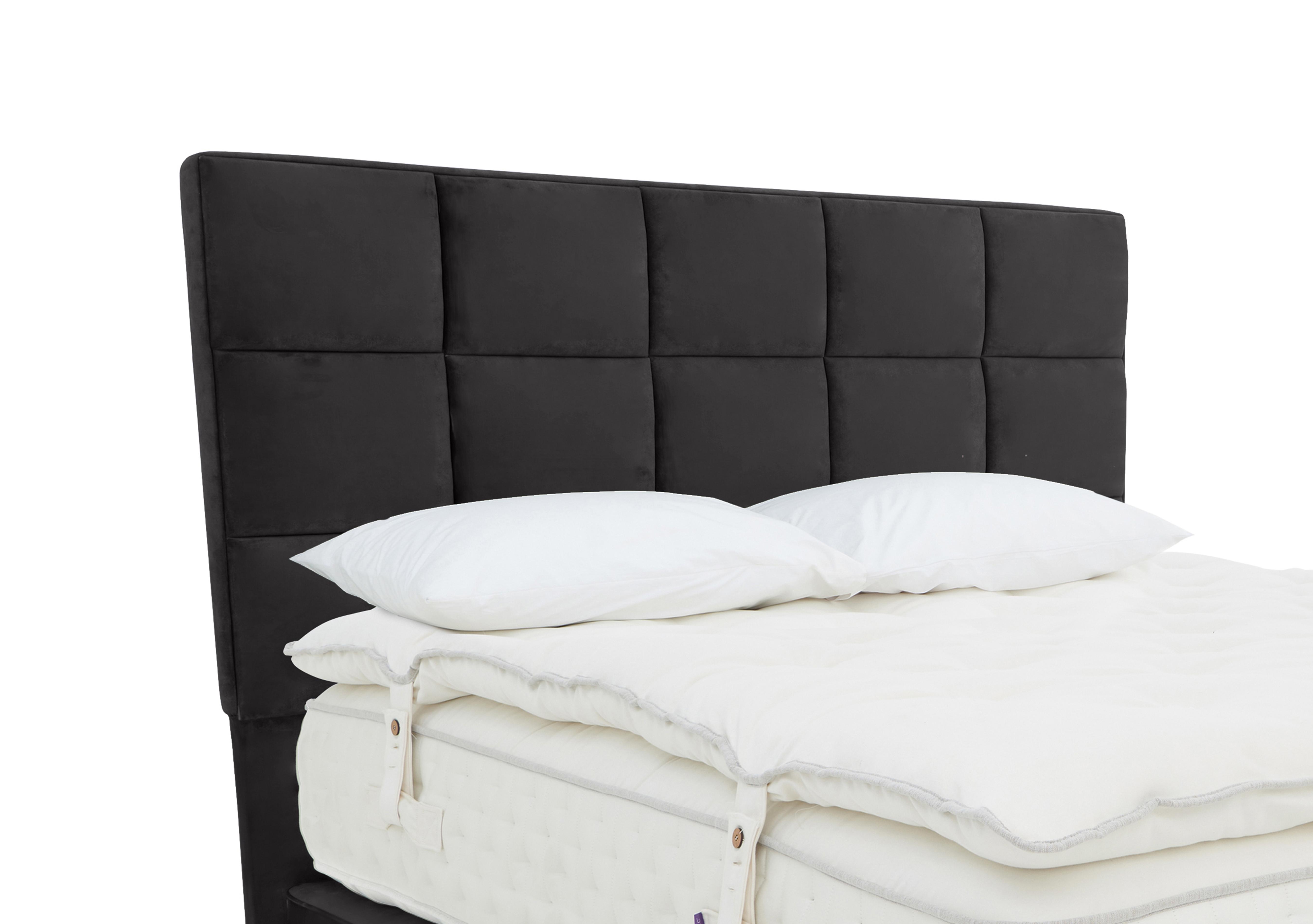 Chestnut Floor Standing Headboard in Seven Antracite on Furniture Village