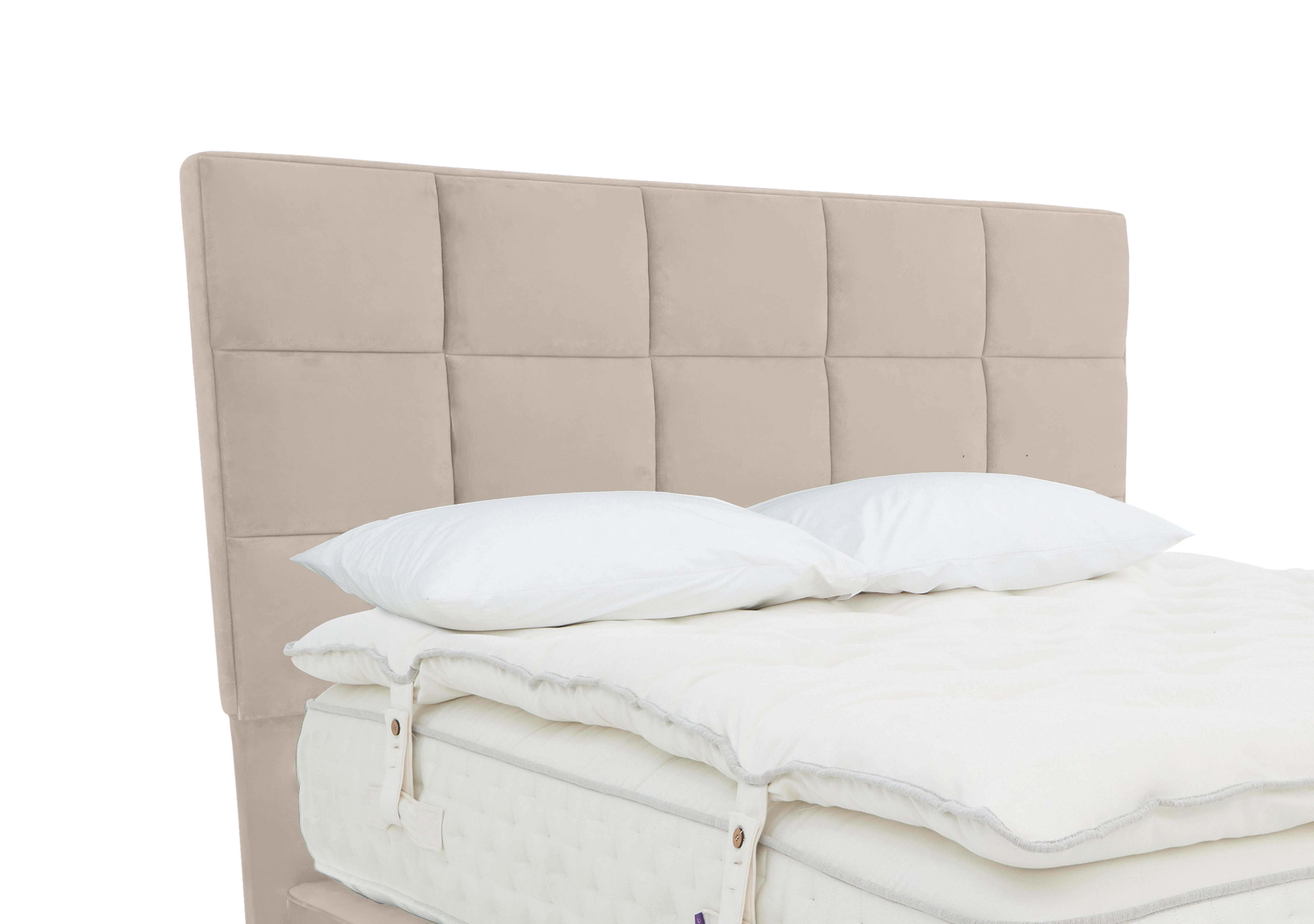 Chestnut Floor Standing Headboard in Seven Ivory on Furniture Village