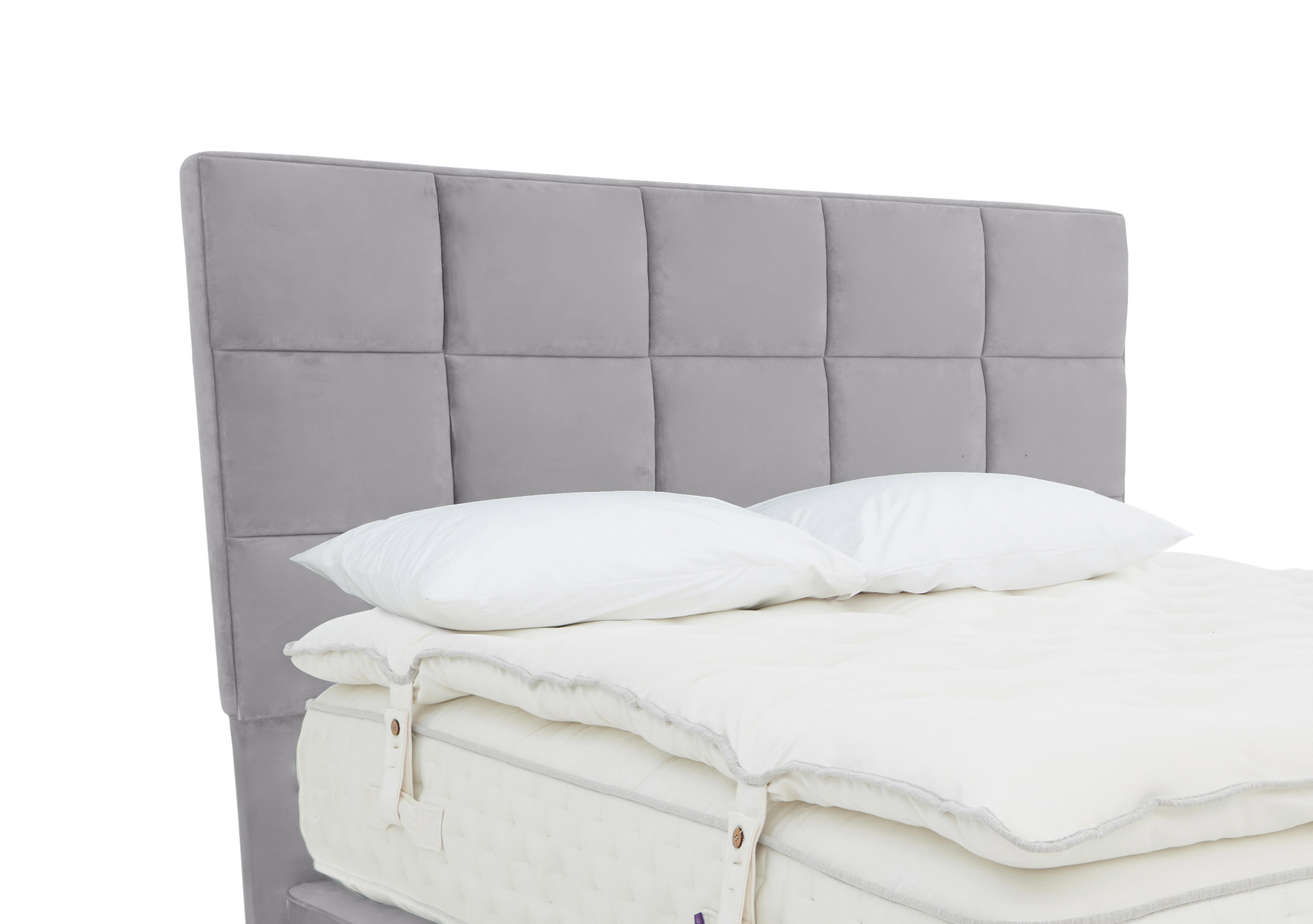 Chestnut Floor Standing Headboard in Seven Lilac on Furniture Village