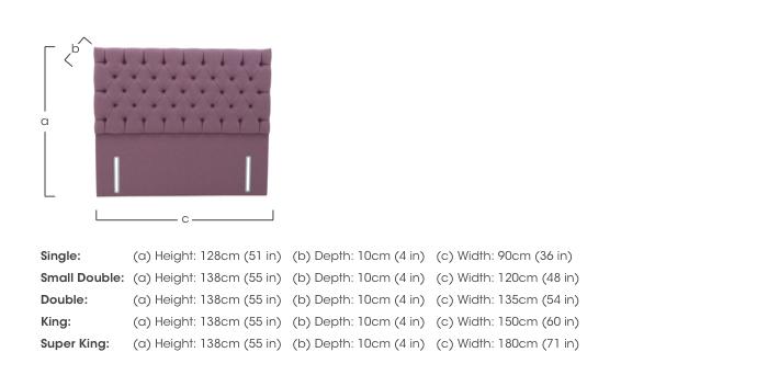 Linden Floor Standing Headboard in  on Furniture Village