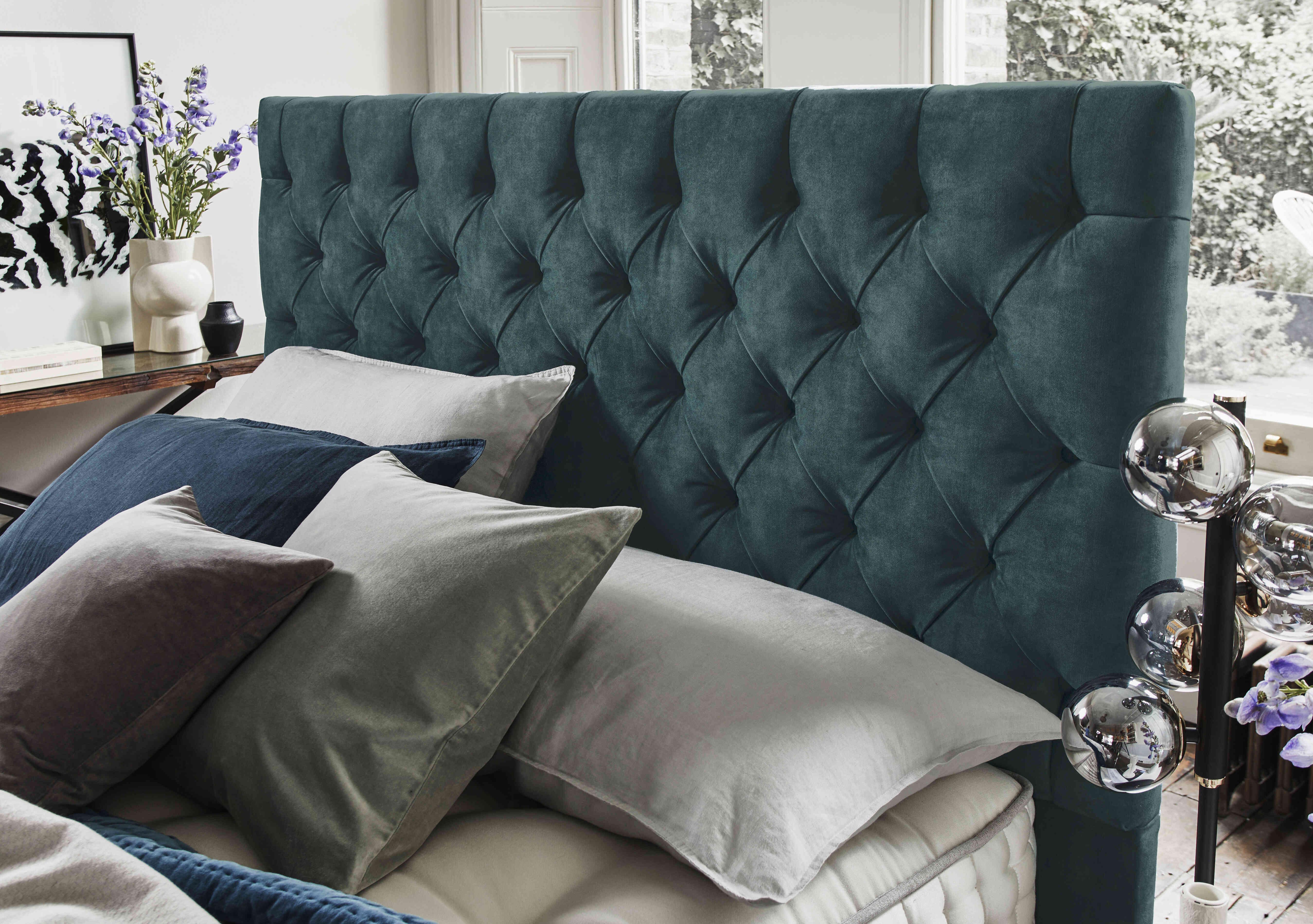 Linden Floor Standing Headboard in  on Furniture Village